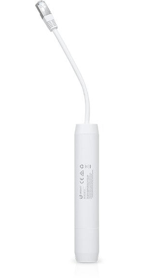 Ubiquiti INS-3AF-O-G PoE-Adapter – Gigabit Ethernet, 2× RJ-45 (In/Out), 48 V PoE (IEEE 802.3af) – Weiss