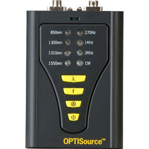 HOBBES OPTISource – LWL-Lichtquelle MM, 850/1300 nm, Batterien, 4 × AAA