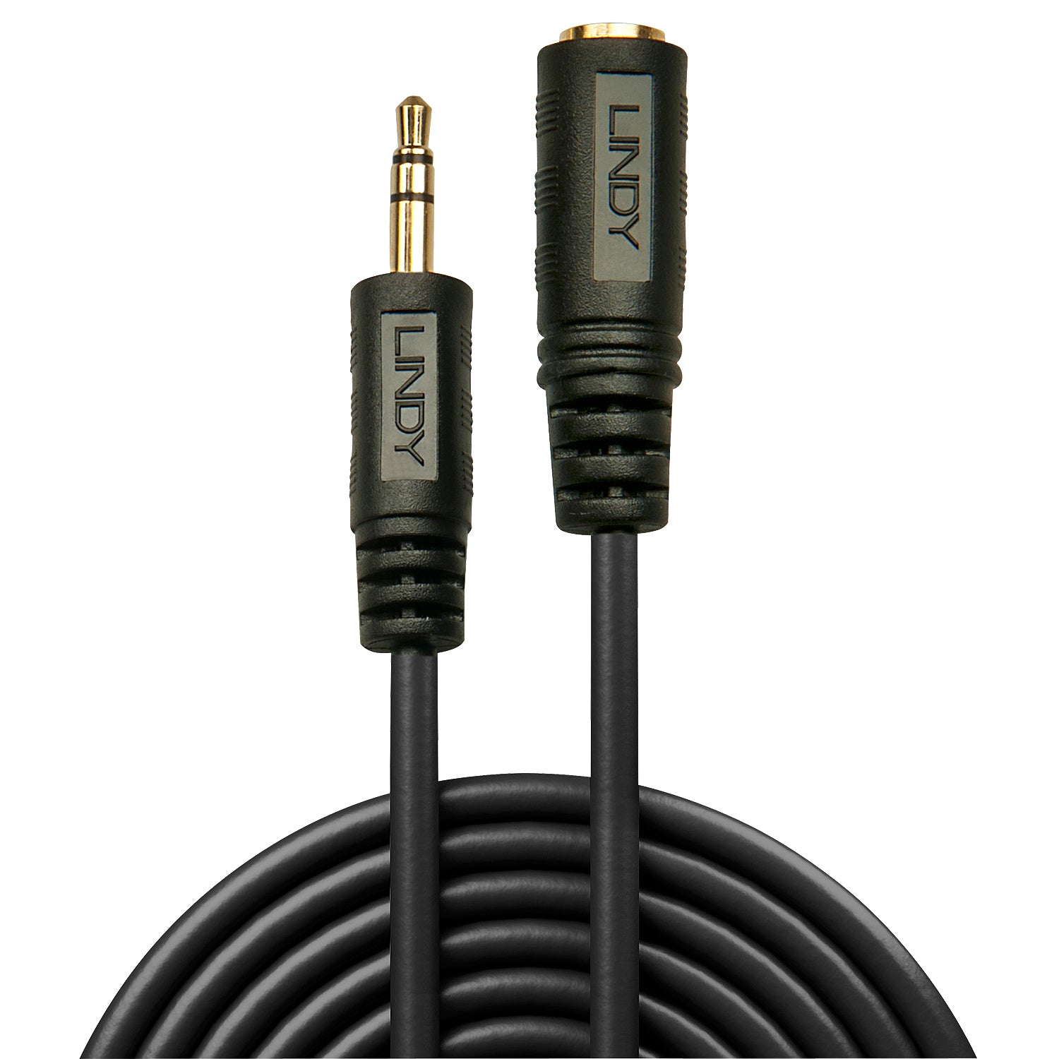 Lindy Audio-Verlängerungskabel 3,5 mm Klinke (Stecker) auf 3,5 mm Klinke (Buchse) – 2 m, 3-polig (TRS)