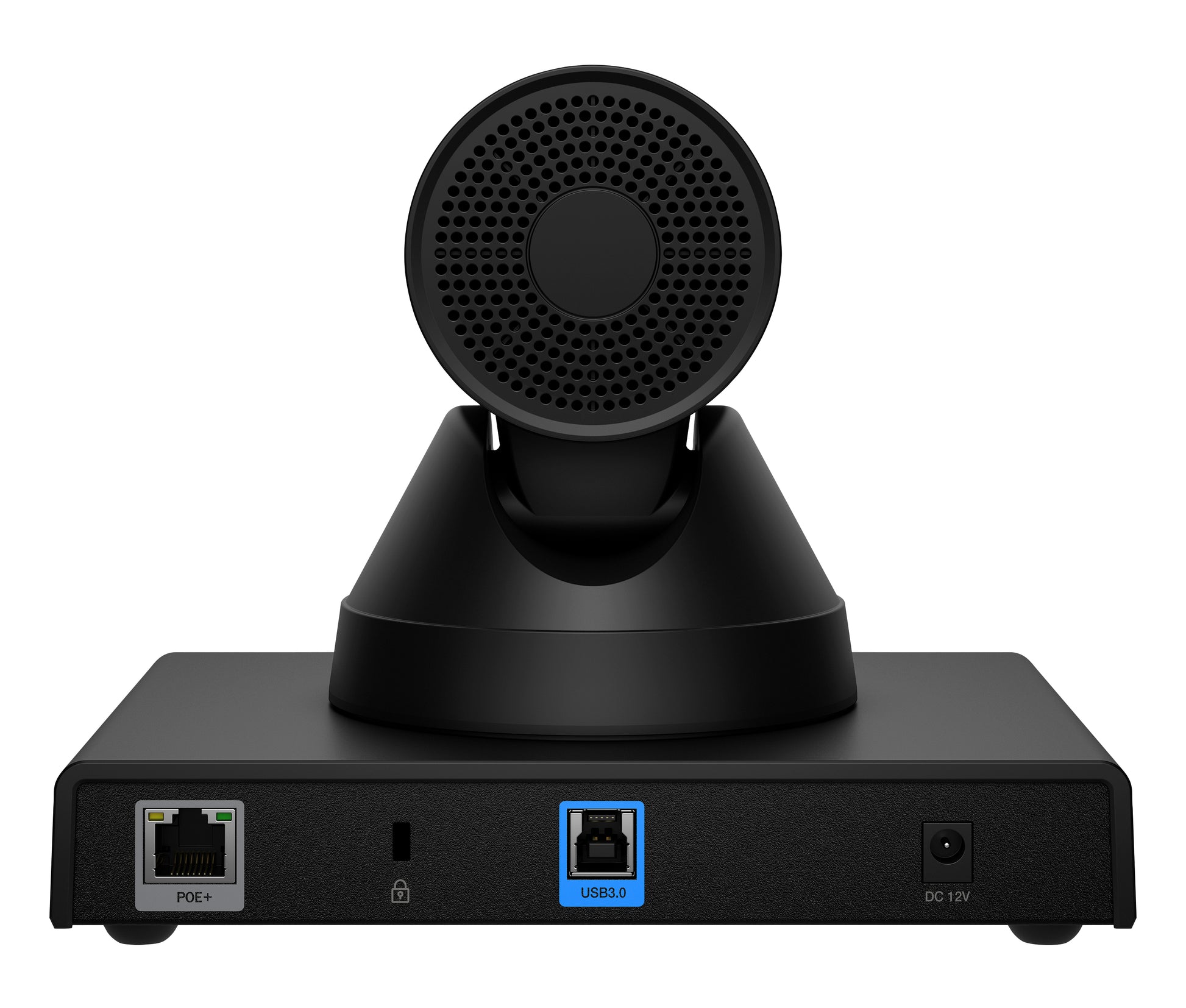 Poly Studio E60 – Videokonferenzsystem – 4K, optischer 12× Zoom, 107° Sichtfeld, Ethernet/PoE, für Microsoft Teams, Schwarz