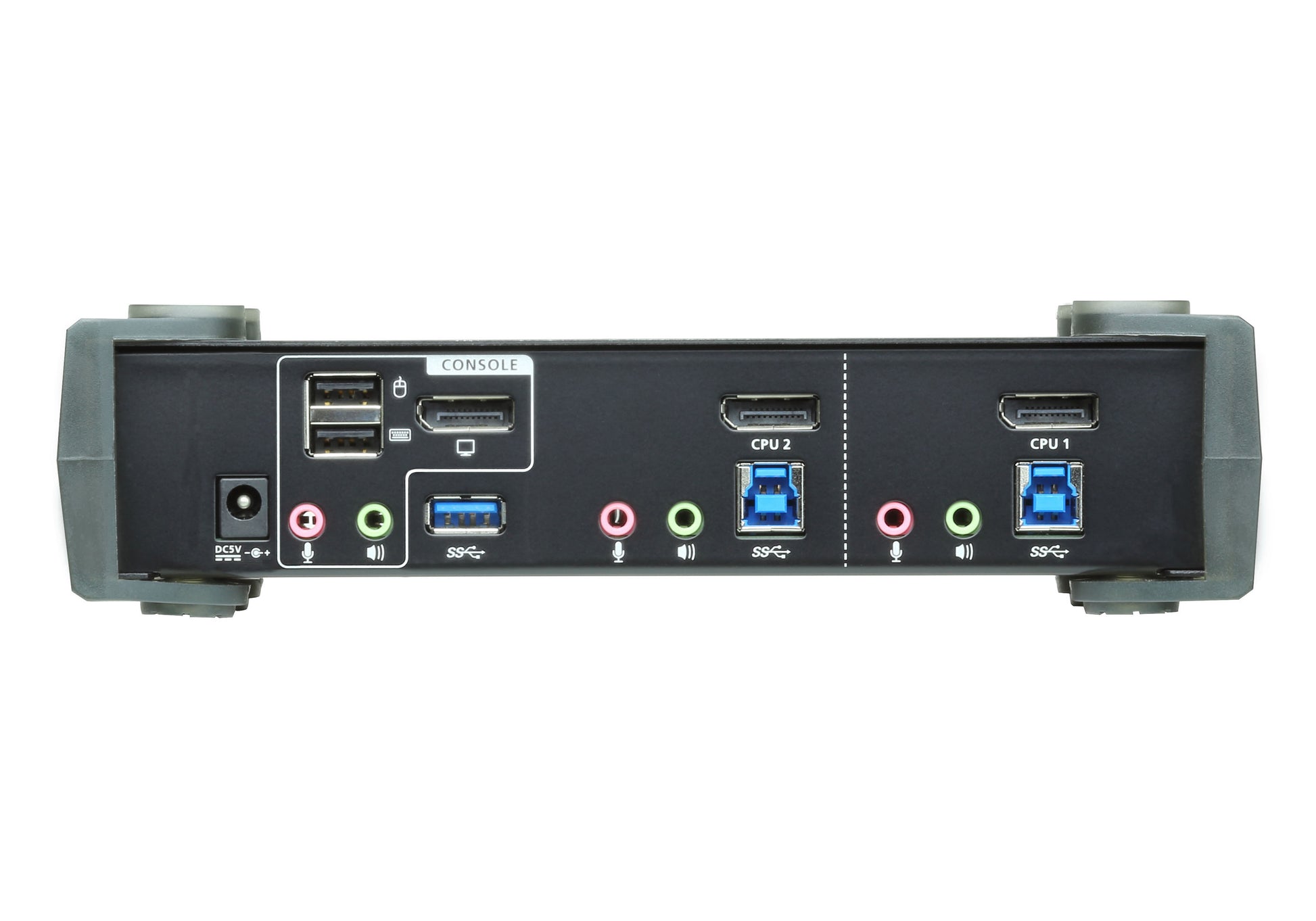 ATEN CS1922 – KVM-Switch, DisplayPort/USB 3.2 Gen 1/Audio (3,5 mm), 4K (4096 × 2160), HDCP, Hot-Plug