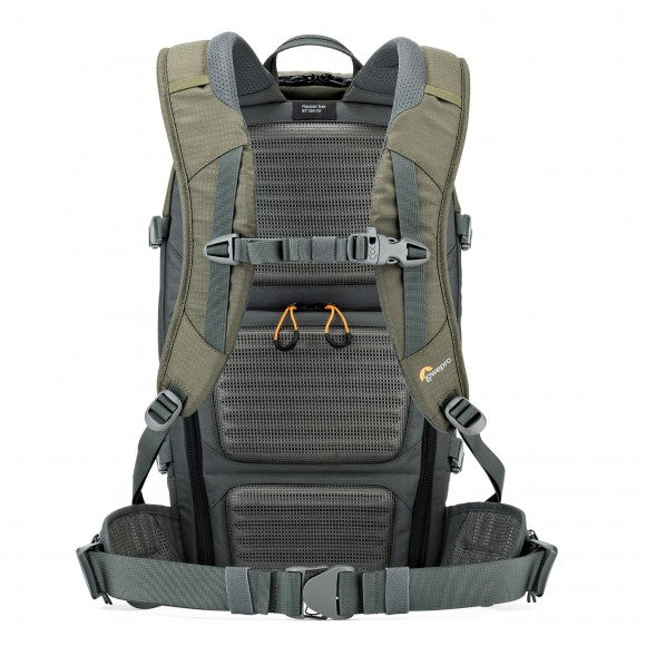 Lowepro Flipside Trek BP350AW Kamerarucksack – Tablet-Fach 10" – Regenschutz – für DSLR – Grau/Grün