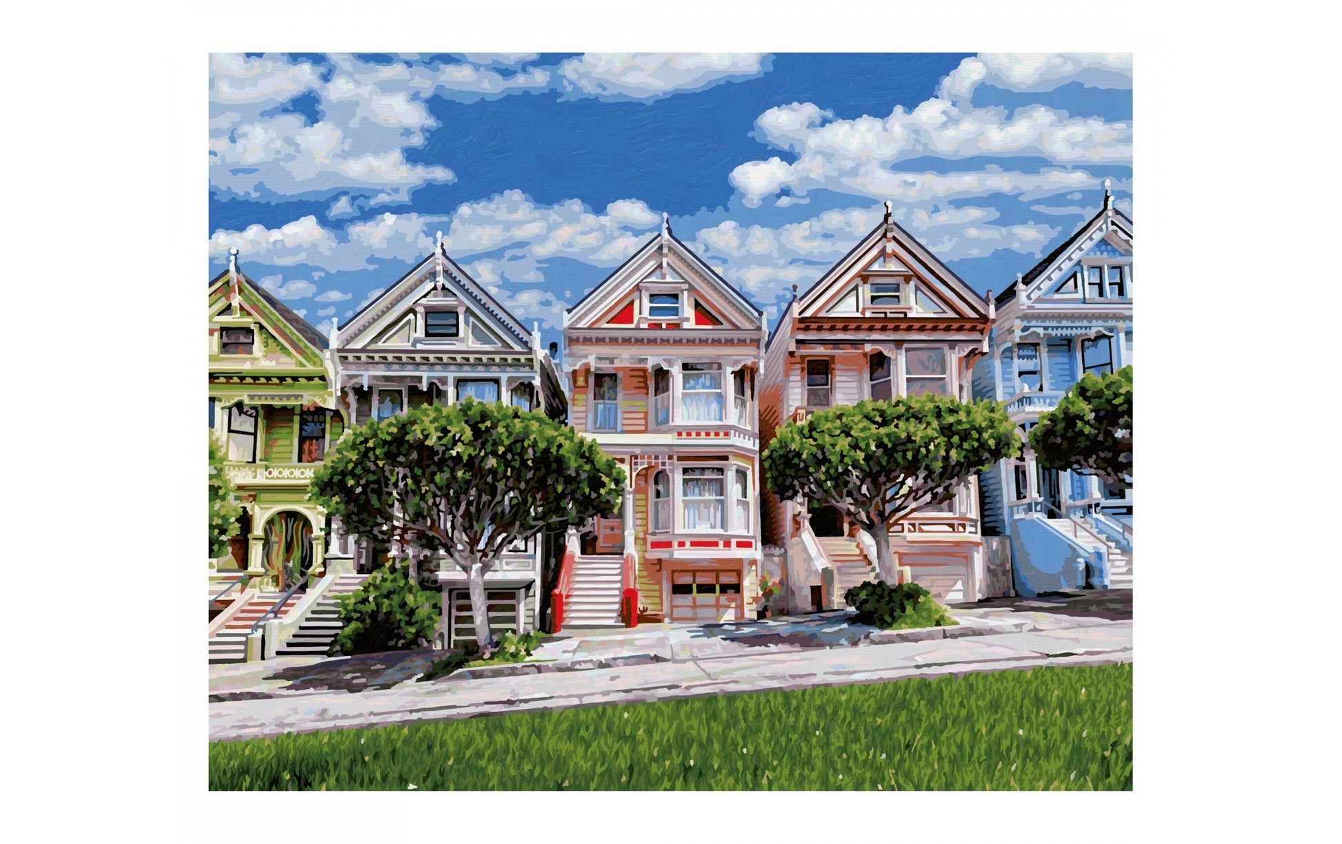 Schipper Malen-nach-Zahlen-Set – Painted Ladies – 50 × 40 cm – 35 Farben (Acrylfarbe) – ab 14 Jahren
