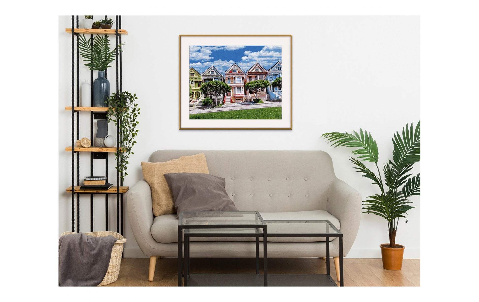 Schipper Malen-nach-Zahlen-Set – Painted Ladies – 50 × 40 cm – 35 Farben (Acrylfarbe) – ab 14 Jahren