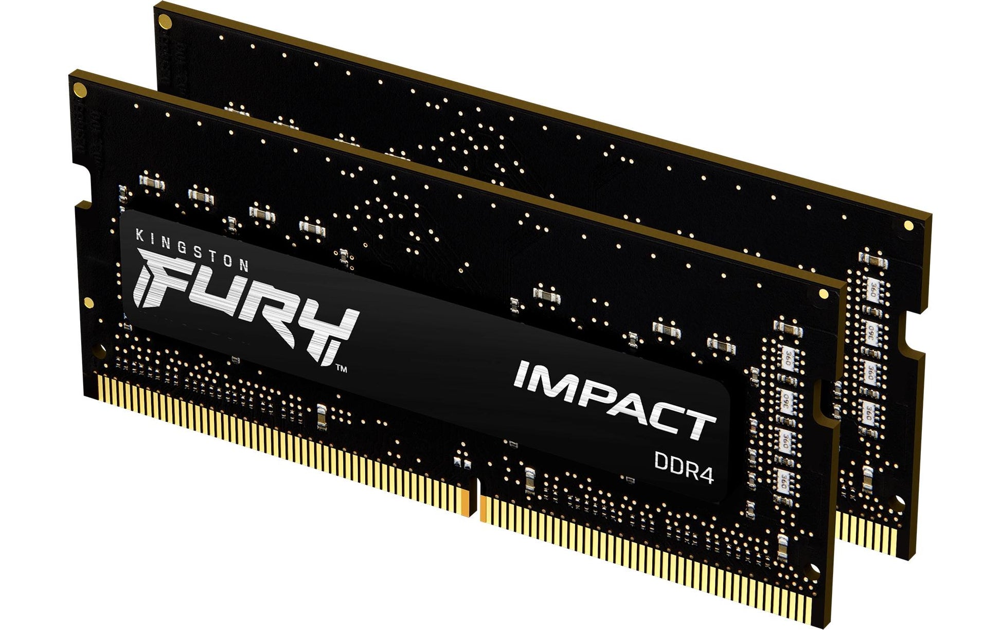 Kingston Technology Kingston FURY Impact – Arbeitsspeicher – 16 GB (2×8 GB) DDR4 3200 MT/s CL20 SODIMM, 260‑pin, 1,2 V