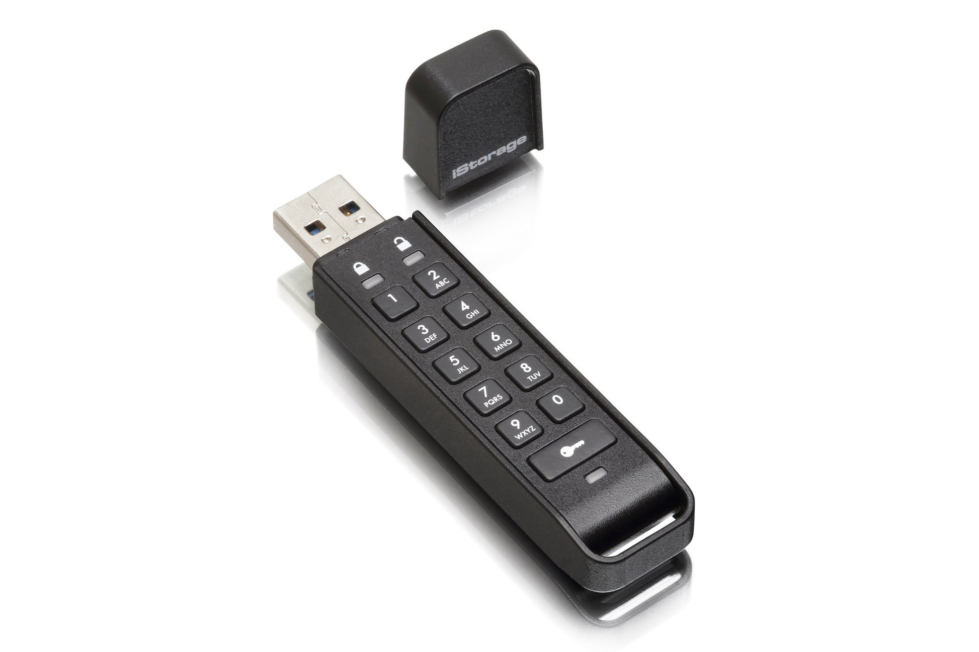 iStorage datAshur Personal2 – 32 GB, USB Typ-A 3.2 Gen 1, 170 MB/s Lesen, 133 MB/s Schreiben