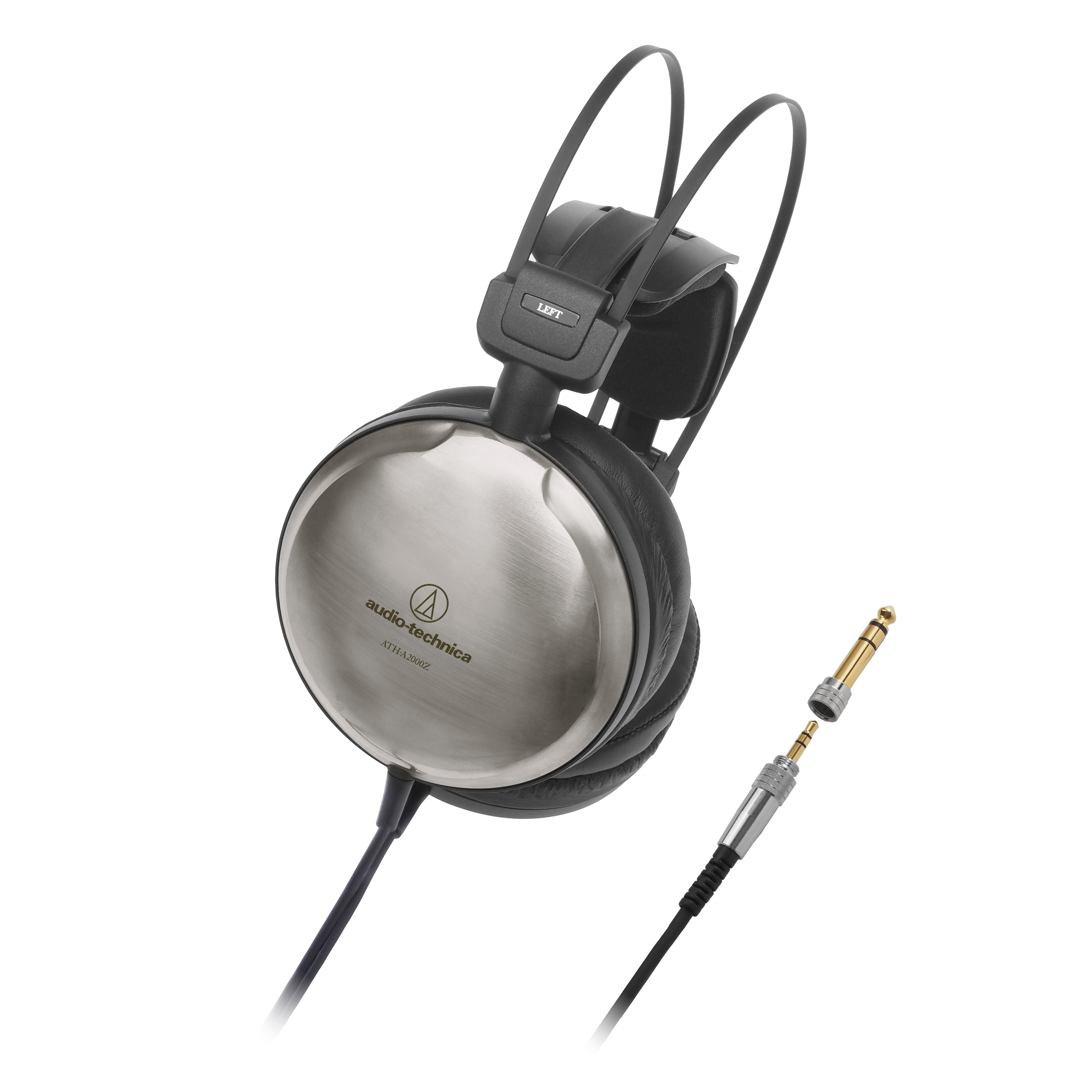 Audio-Technica ATH-A2000Z Over-Ear Kopfhörer – Kabelgebunden, 3,5 mm Klinke, Schwarz/Silber