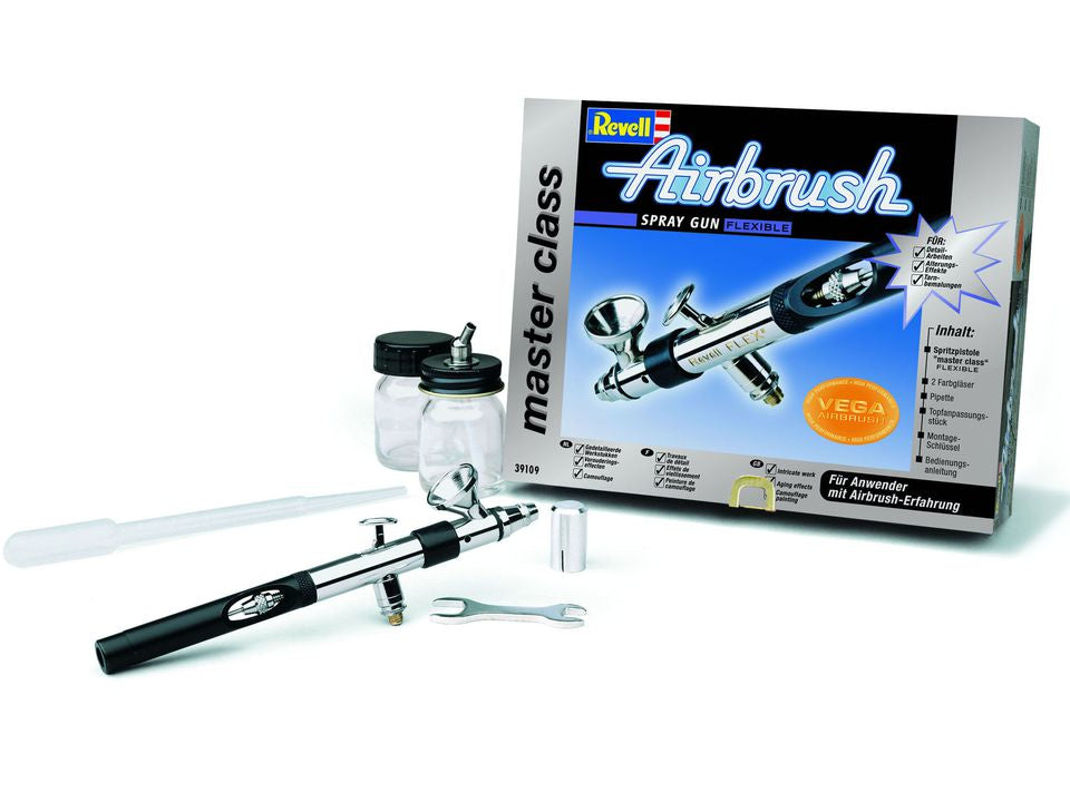 Revell Airbrush – Innenmischung, Saugbehälter, Doppelwirkung, verkabelt