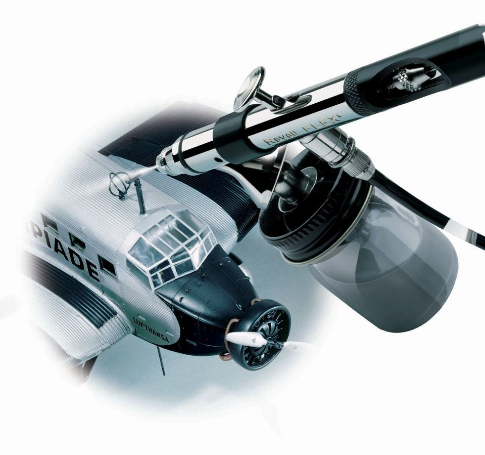 Revell Airbrush – Innenmischung, Saugbehälter, Doppelwirkung, verkabelt