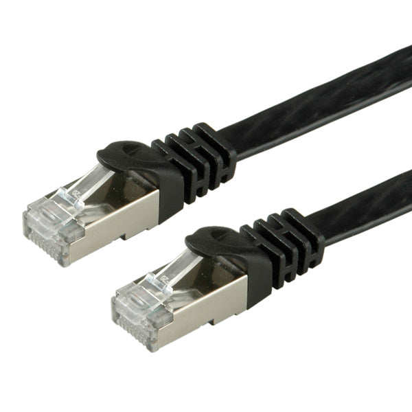 VALUE Patchkabel – Cat6A U/FTP, 5 m, schwarz, LSZH, RJ-45