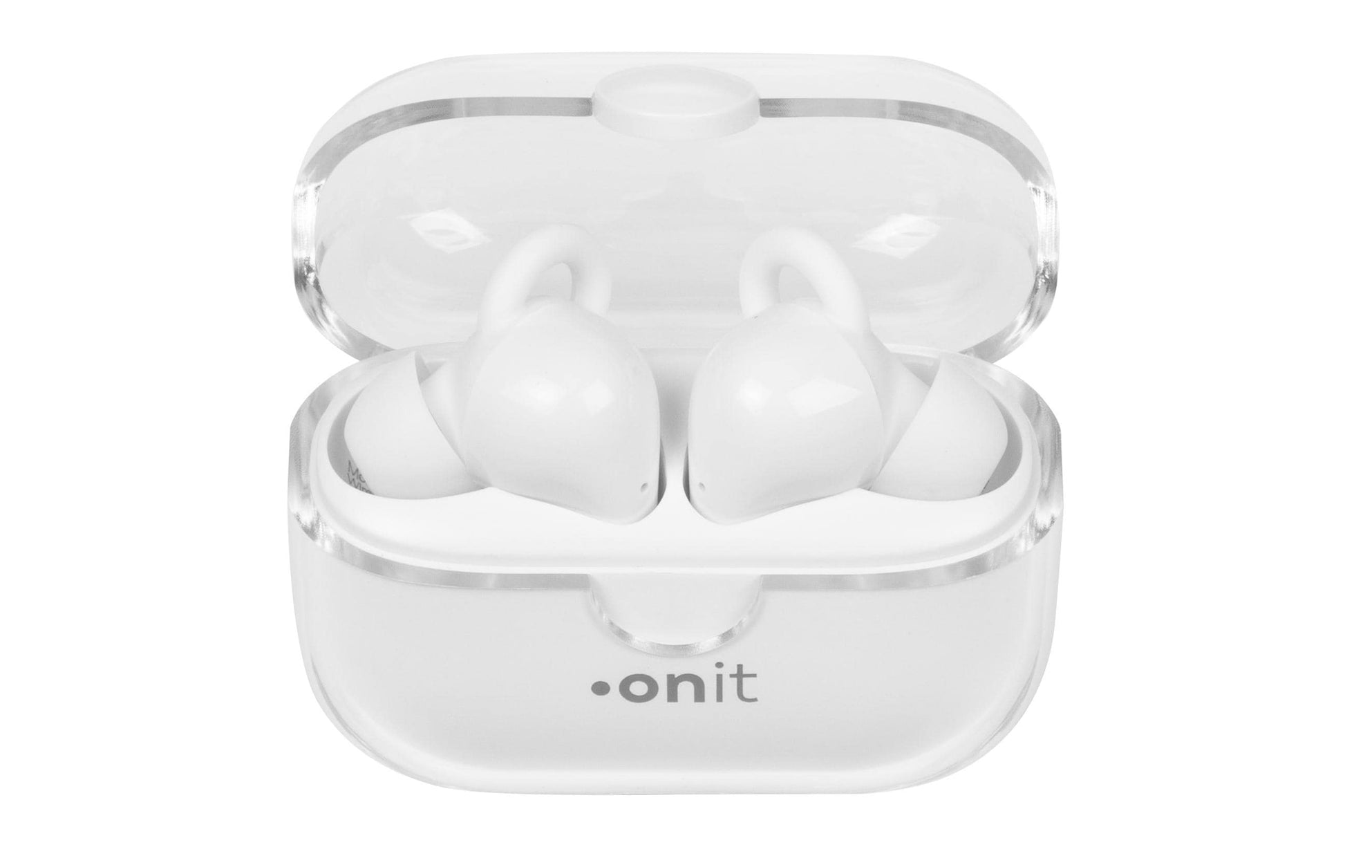 ONIT TWS Headset Pro – True Wireless In-Ear Kopfhörer – Bluetooth 5.3, ENC, USB-C – Weiss – bis 16 h