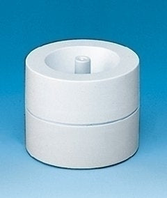 MAUL Magnetischer Klammernspender – inkl. 15 Büroklammern, Kunststoff (recycelt), Weiss, 73 × 60 × 73 mm