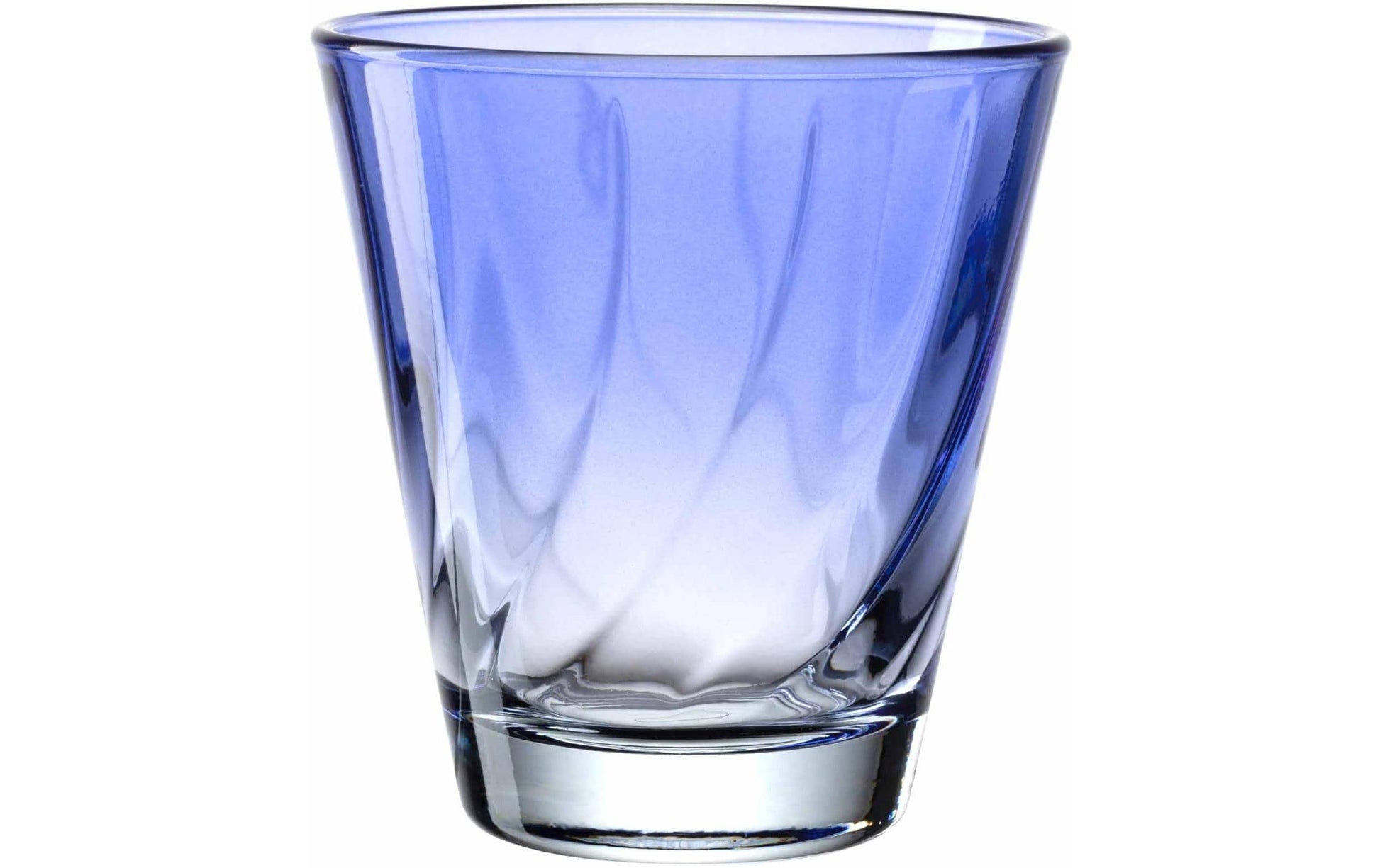 LEONARDO Trinkglas – 0,22 l, Glas, Blau, spülmaschinenfest, 4 Stück