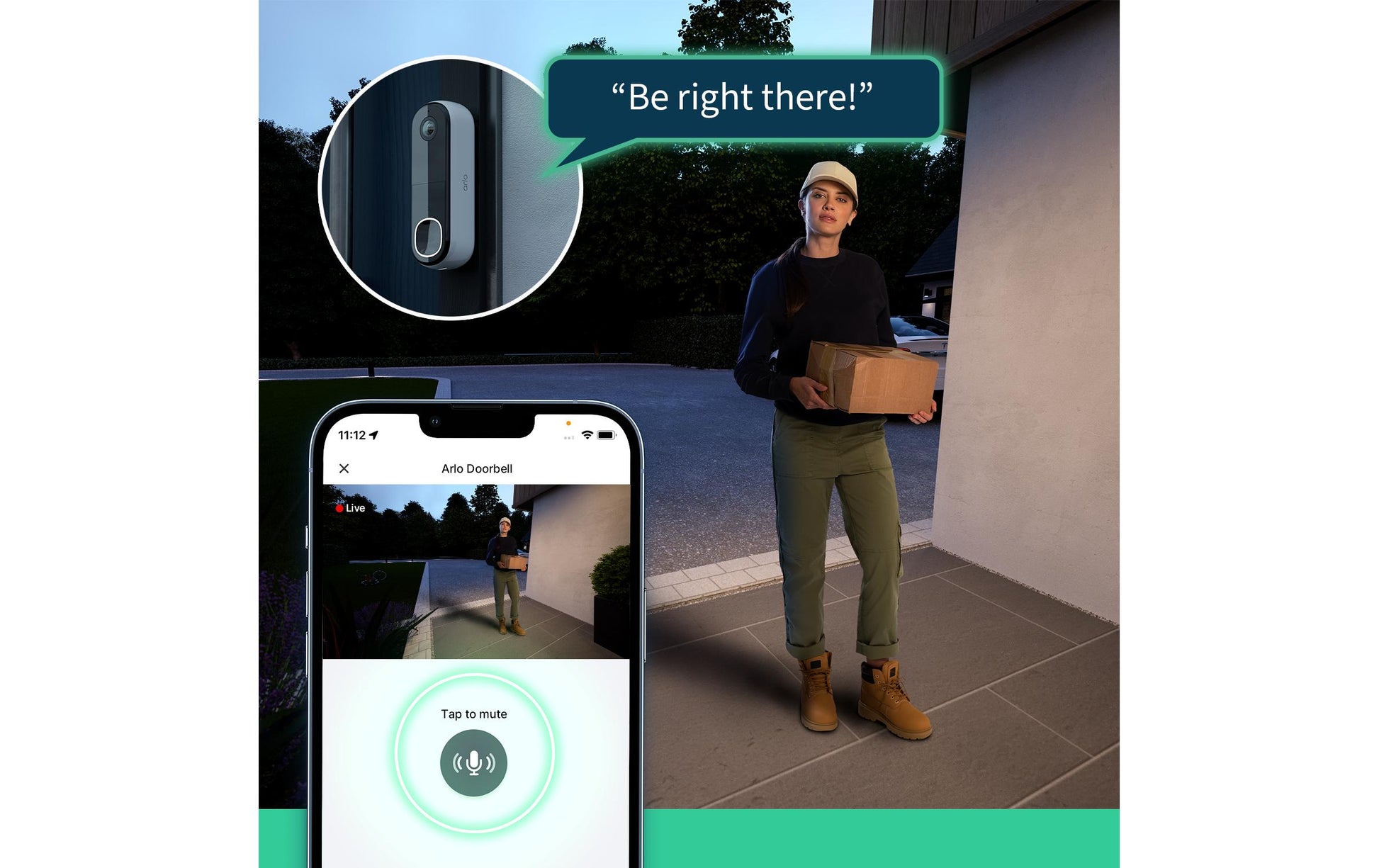 Arlo Video-Türklingel Essential 2 FHD