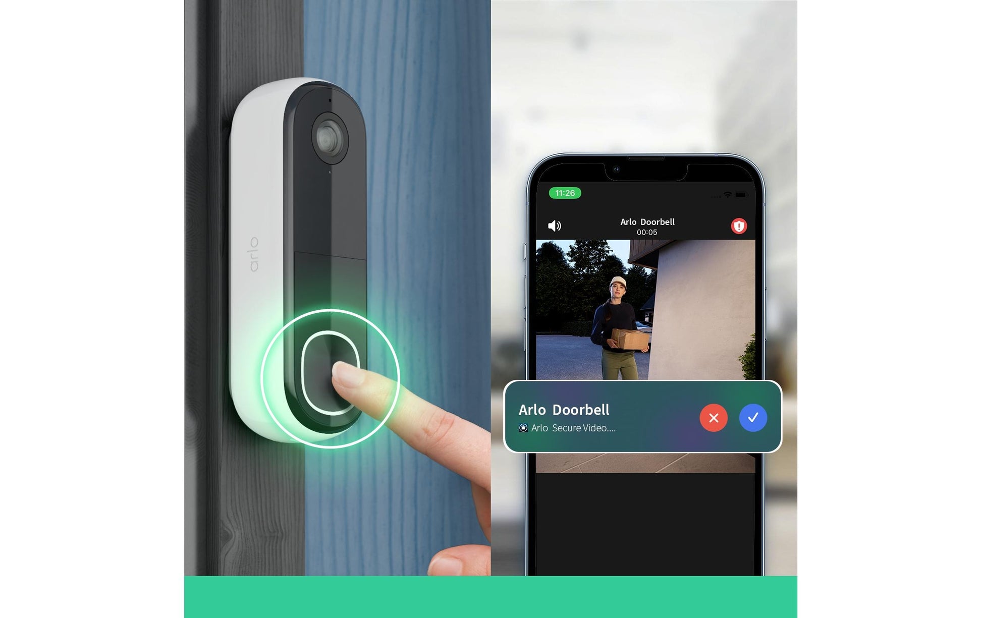 Arlo Video-Türklingel Essential 2 FHD