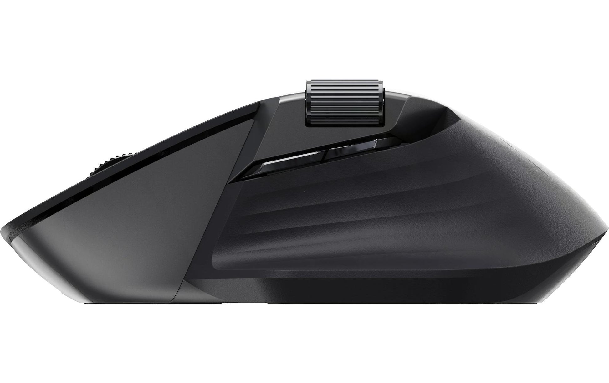 Rapoo MT760L Ergonomische Maus – kabellos, Bluetooth + 2,4 GHz, USB-C, für Rechtshänder, Daumentaste, schwarz