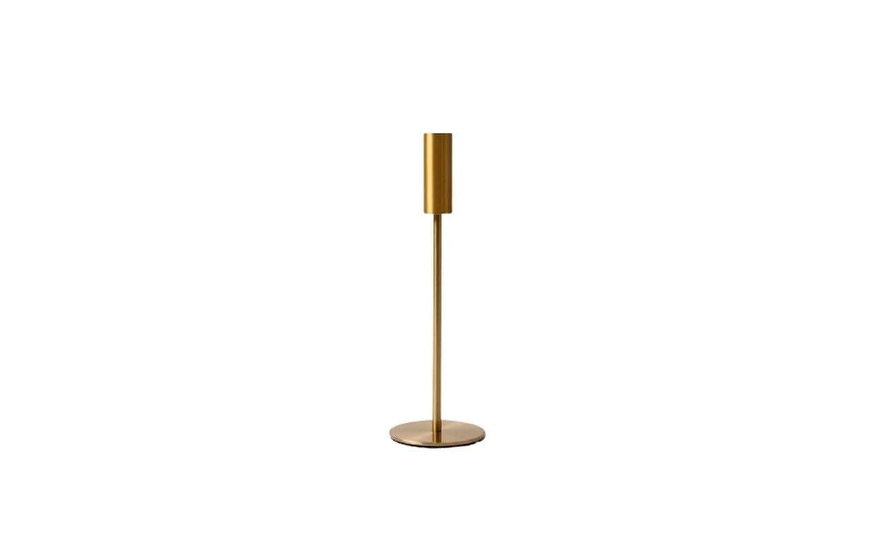 Esmée Kerzenständer – Messing, Gold – Ø 8 × 24,5 cm – 1-teilig