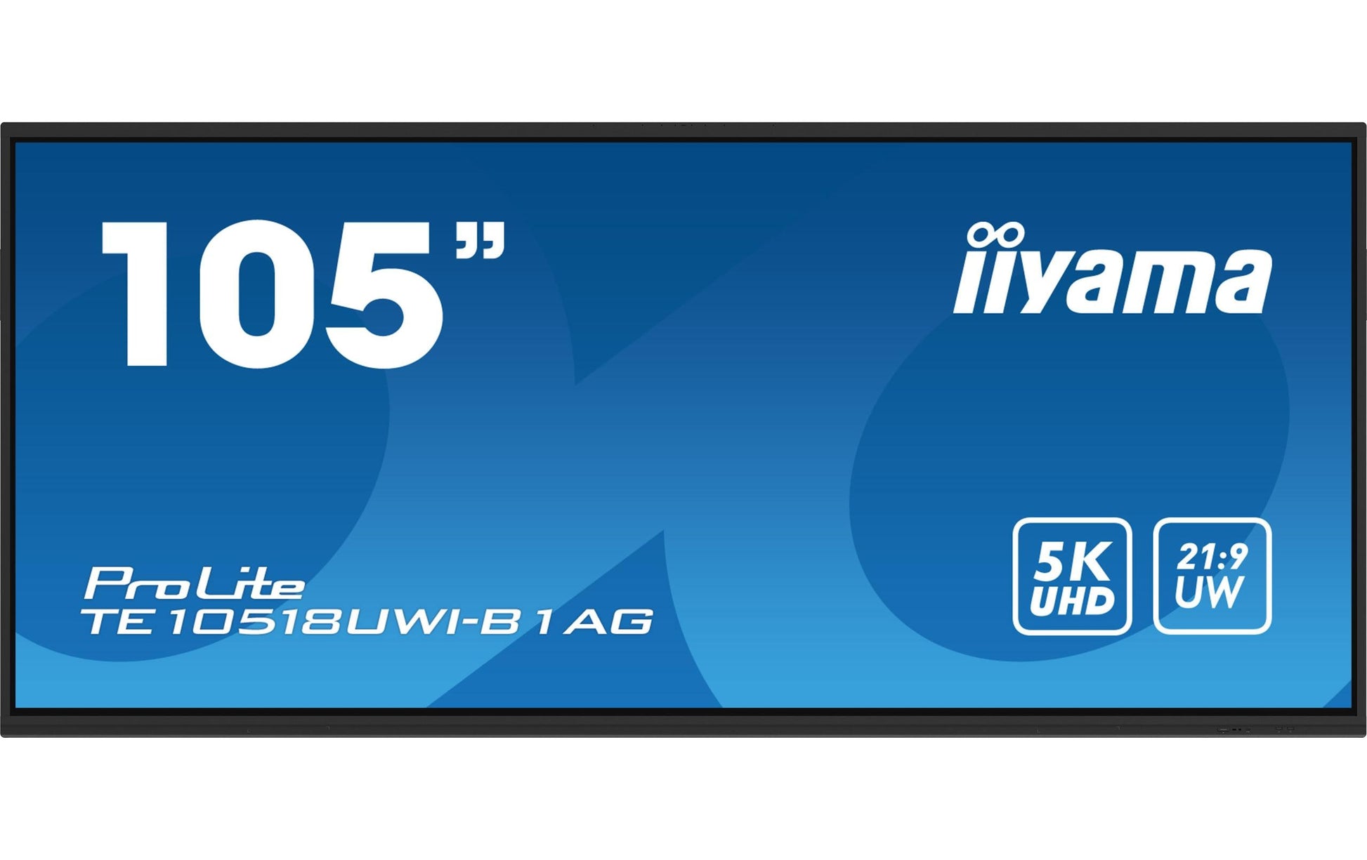 iiyama TE10518UWI-B1AG – 104,6" Touch, 5120 × 2160, VA, USB-C 100 W, LAN