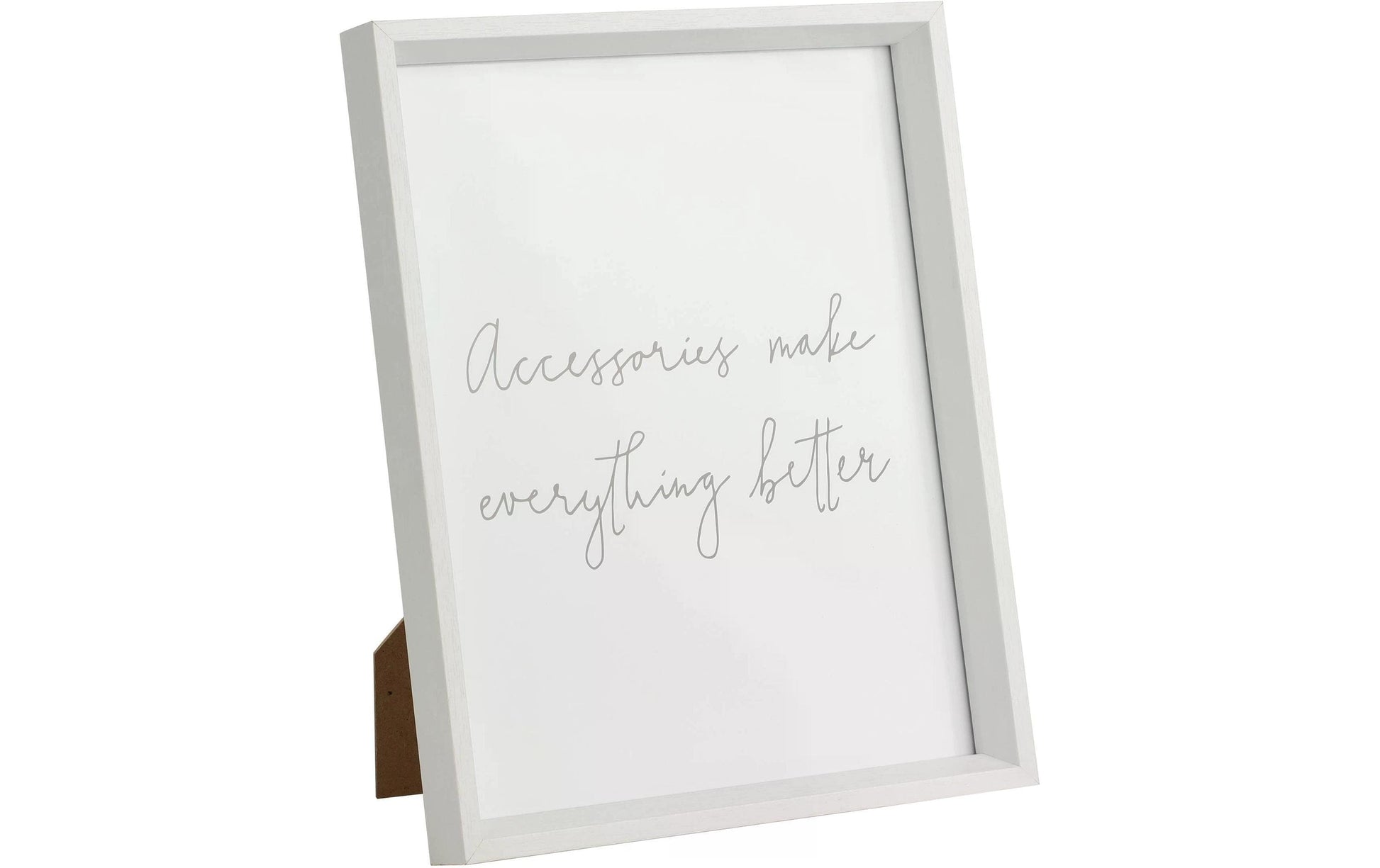 EGLO Bilderrahmen – für 20 × 25 cm – Glas & MDF & Holz, weiss