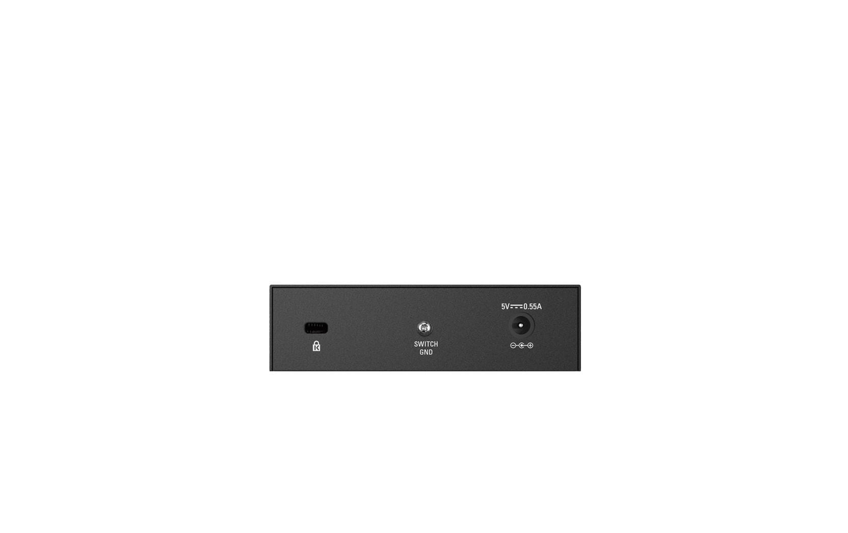 D-Link DES-105 – Switch (Unmanaged) – 5×10/100 Mbit/s, L2, Schwarz
