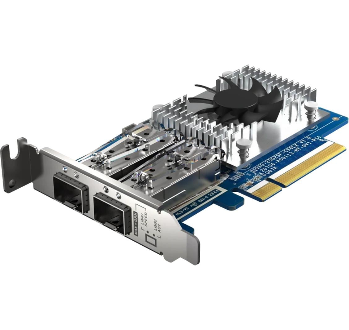QNAP QXG-25G2SF-CX6 – PCIe Netzwerkkarte – 2×SFP28 25G, PCIe 4.0 x8