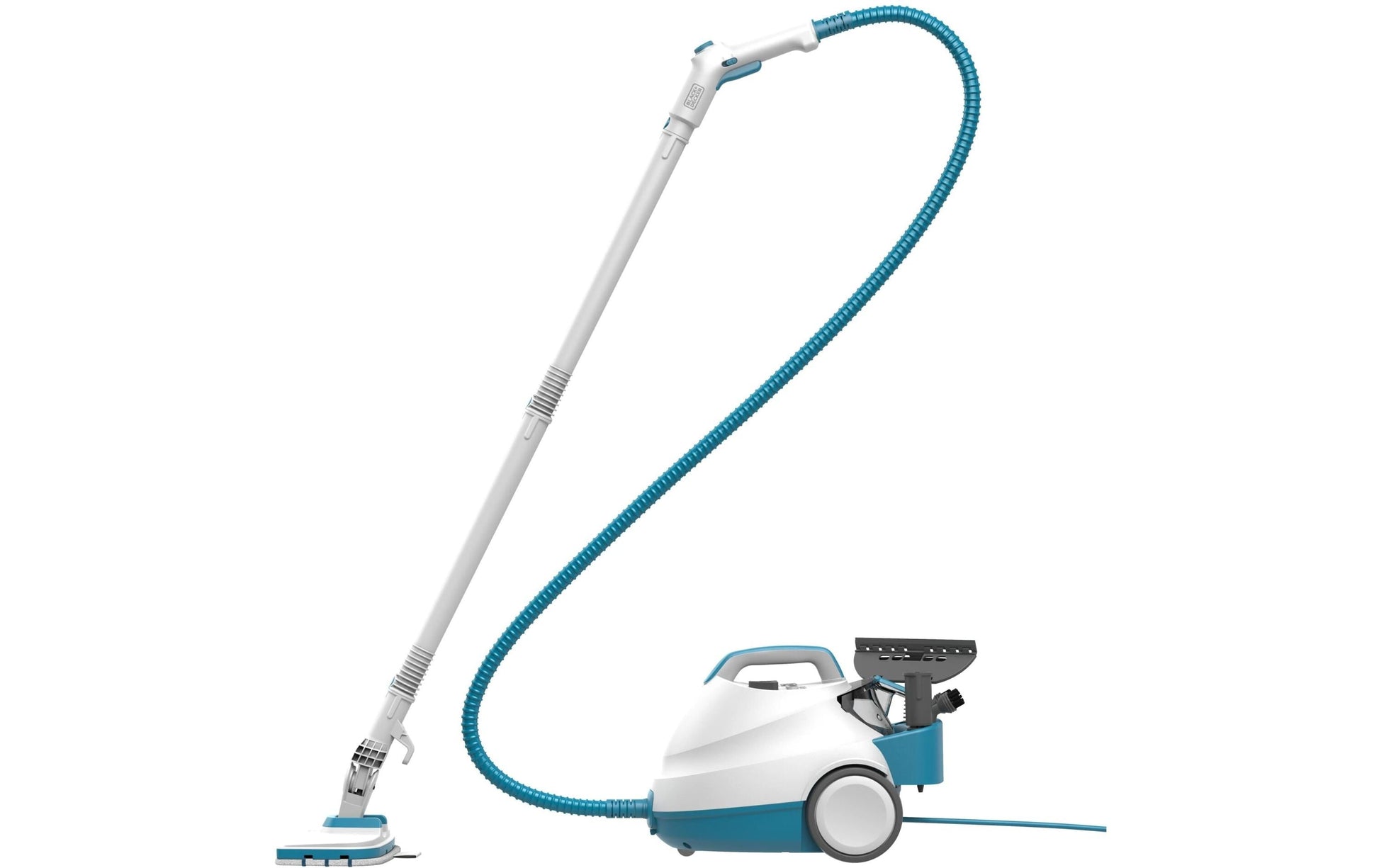 Black & Decker BLACK+DECKER Dampfreiniger – 1200 ml, blau, für Hartböden