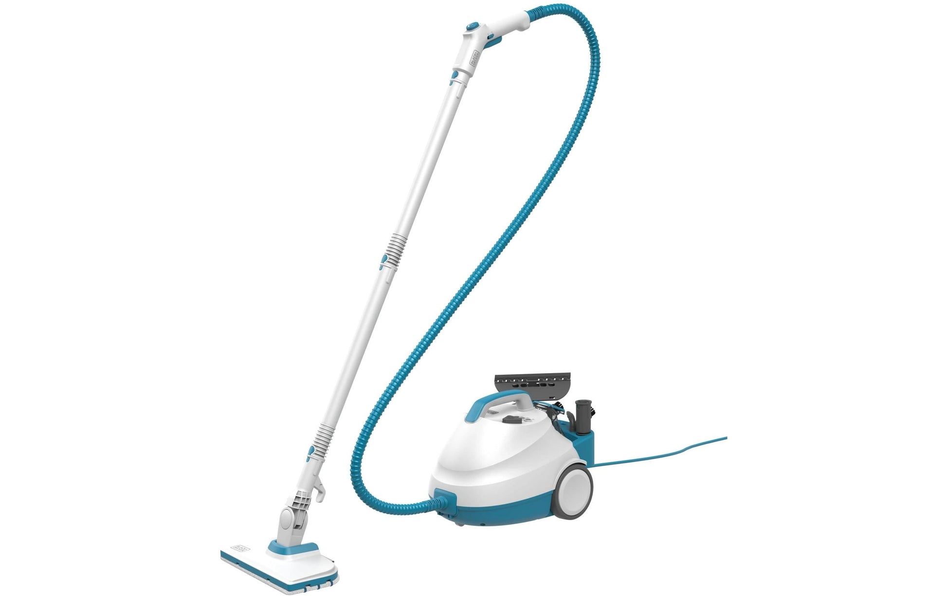 Black & Decker BLACK+DECKER Dampfreiniger – 1200 ml, blau, für Hartböden