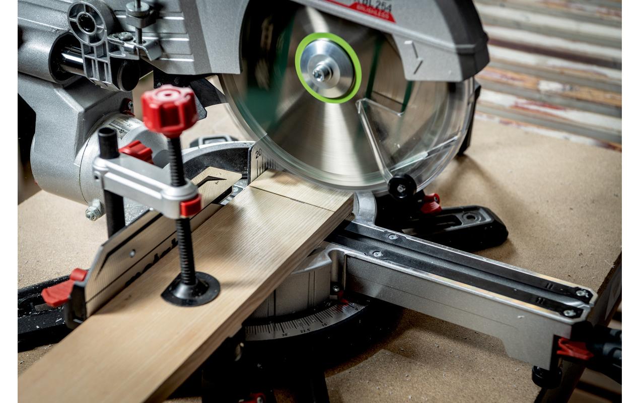 Metabo Akku-Kapp- und Gehrungssäge KGS 18 LTX BL 254 – 18 V (CAS) – Sägeblatt-Ø 254 mm – Solo
