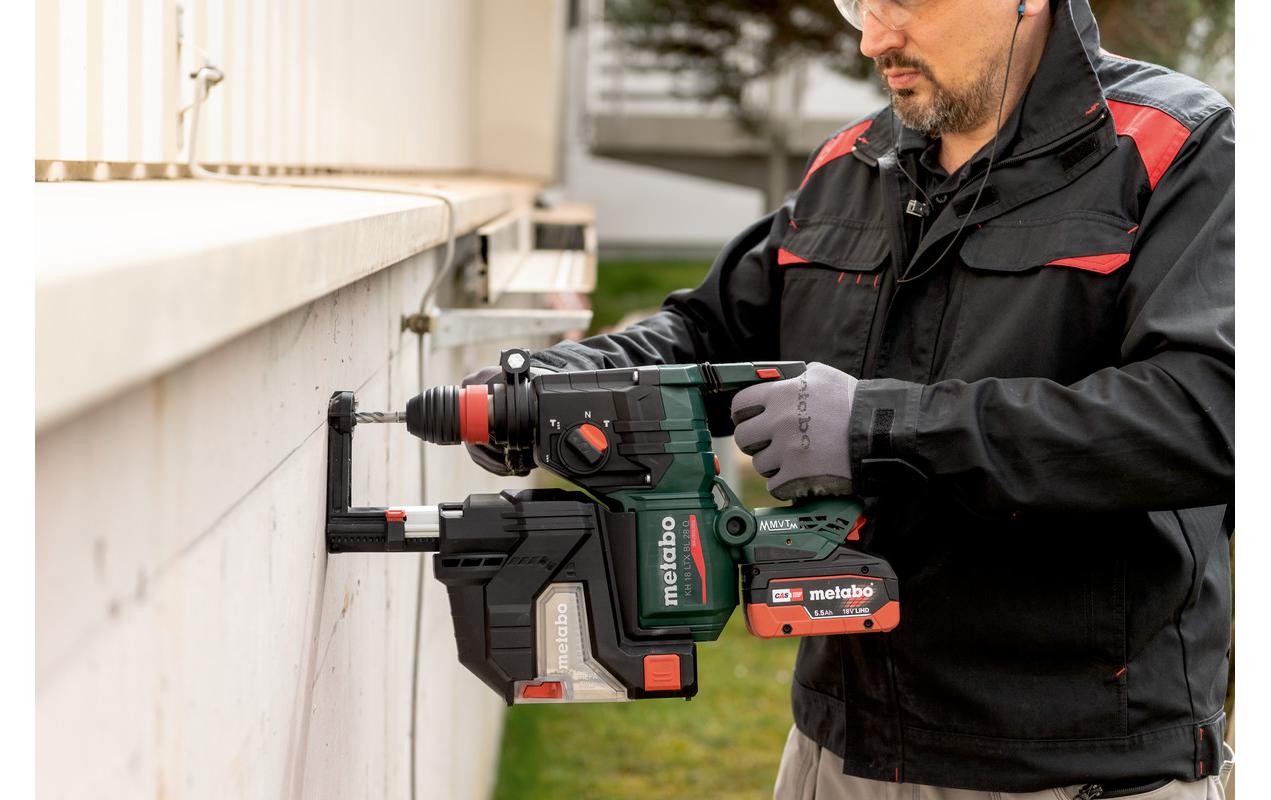 Metabo Akku-Kombihammer KH 18 LTX BL 28 Q – 18 V (CAS) – SDS-plus – Beton Ø 28 mm – 3 J – Solo