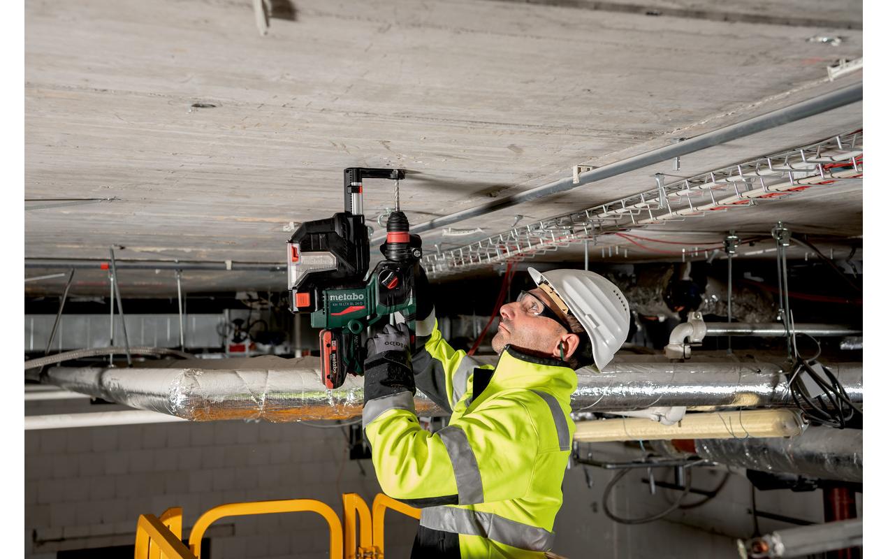 Metabo Bohrhammer KH 18 LTX BL 24 Q – 18 V (CAS) – SDS-plus – Beton Ø 24 mm – 2×5,5 Ah & Ladegerät