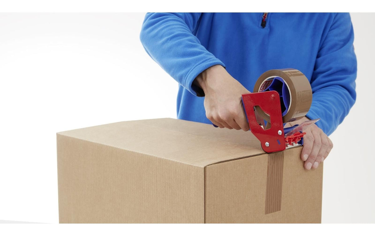 TESA Verpackungsklebeband, PP, braun, geräuscharm – 50 mm × 66 m – 6 Stück