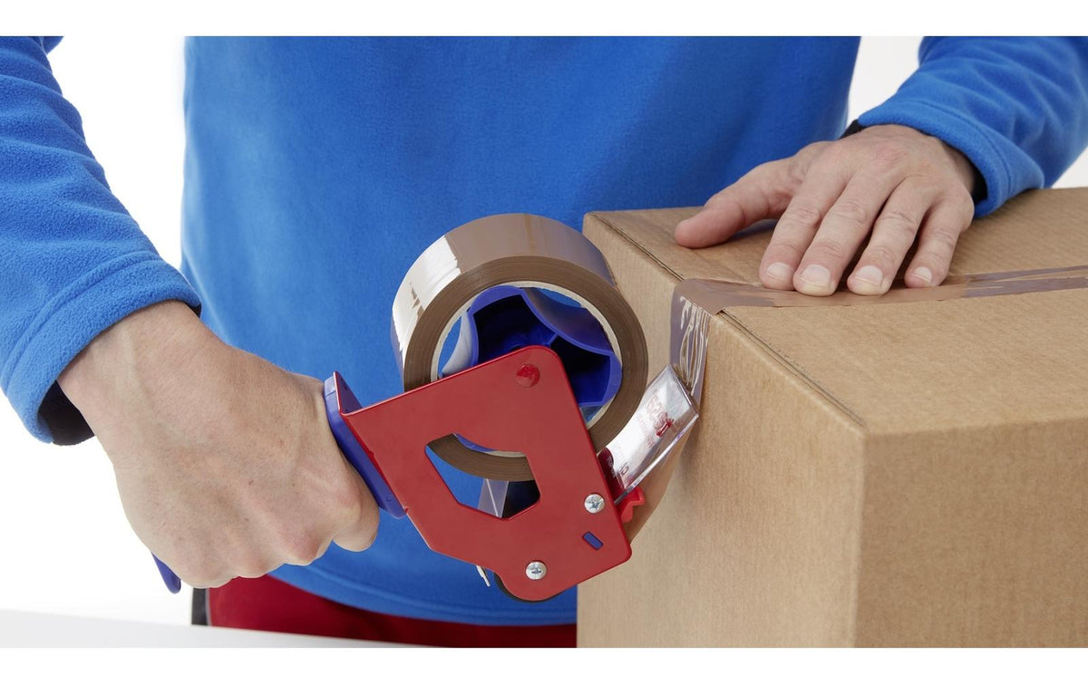 TESA Verpackungsklebeband, PP, braun, geräuscharm – 50 mm × 66 m – 6 Stück