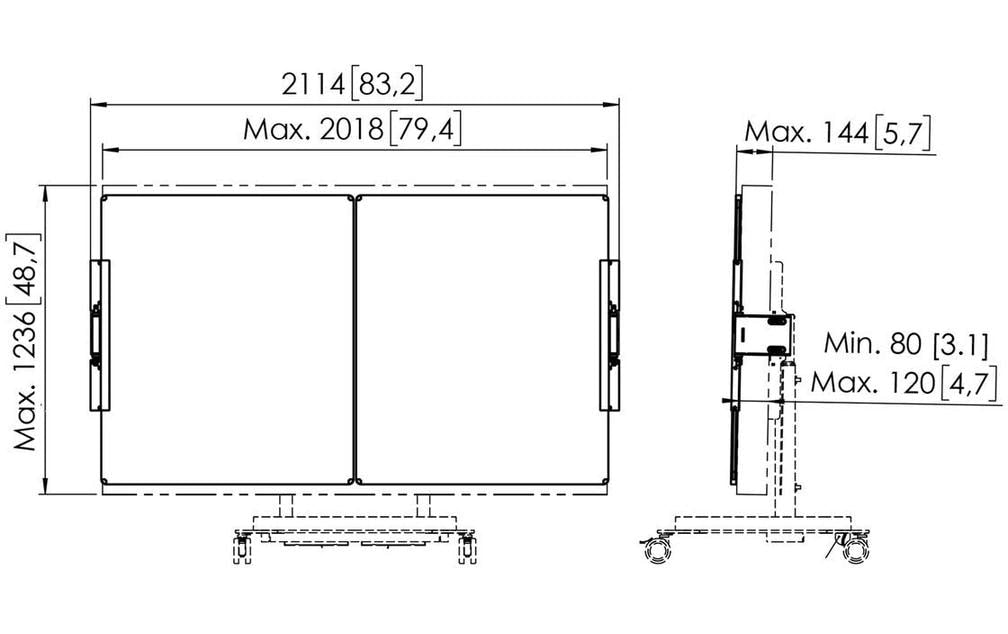 Vogel's Whiteboard, Emaille, magnetisch