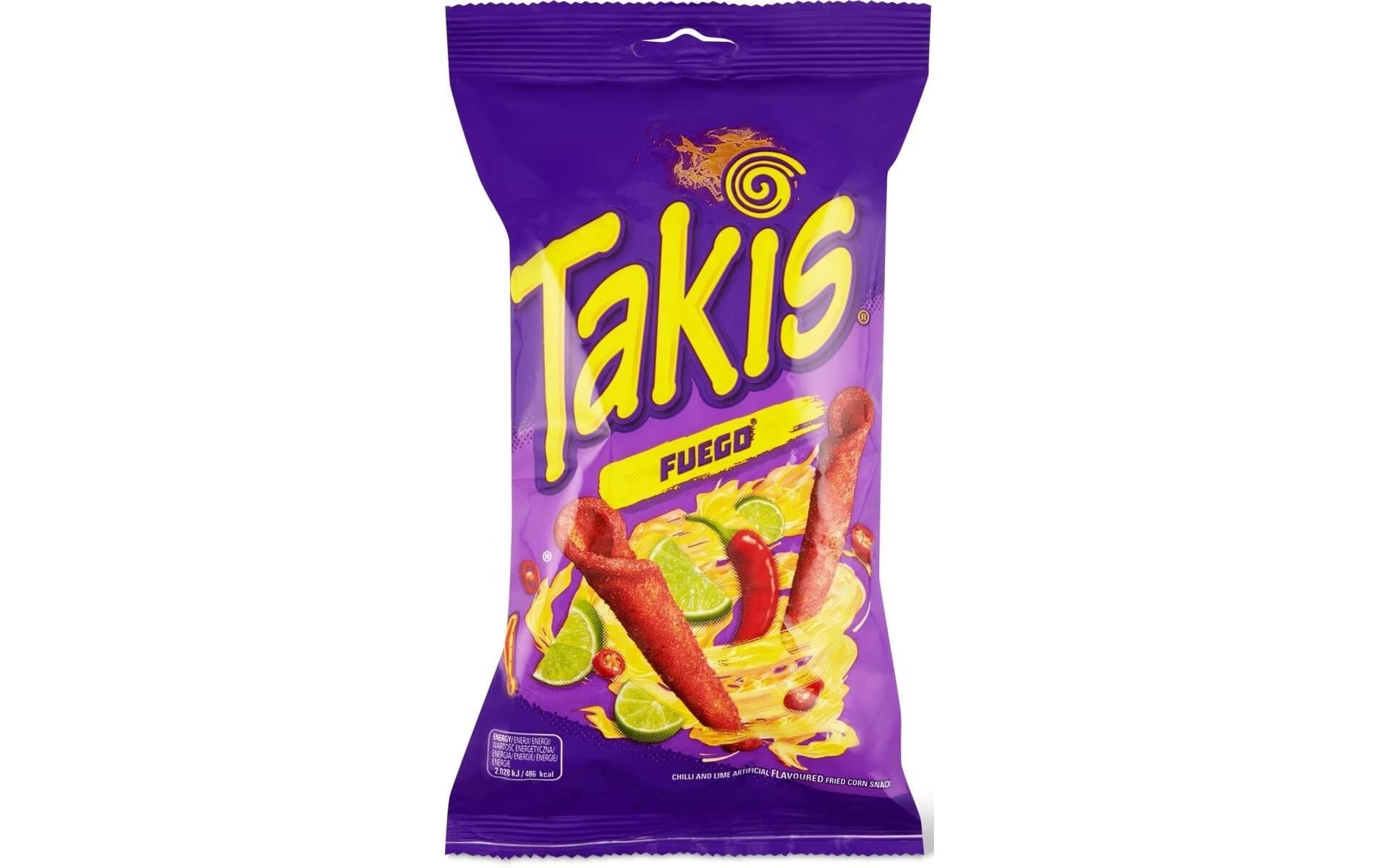 Takis Fuego – Tortilla Chips, 100 g Packung