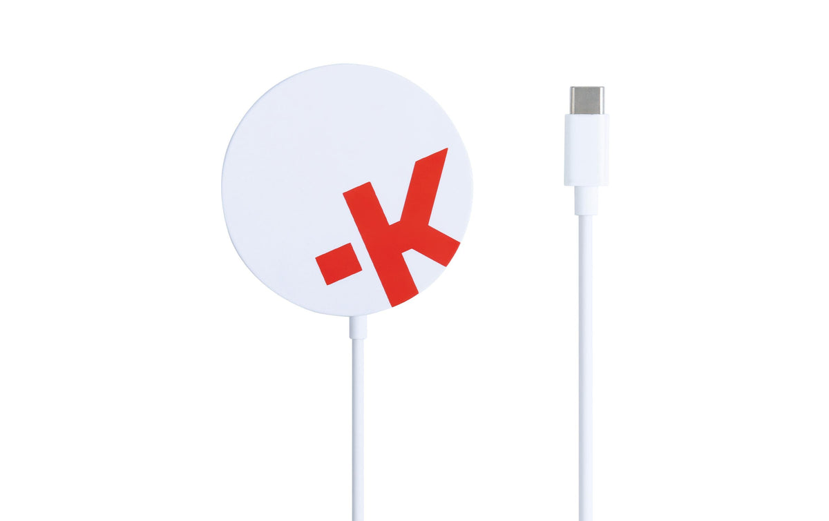 Skross Mag Ladepad – Qi – MagSafe-kompatibel – 10 W – für iPhone 12 und höher – Weiss