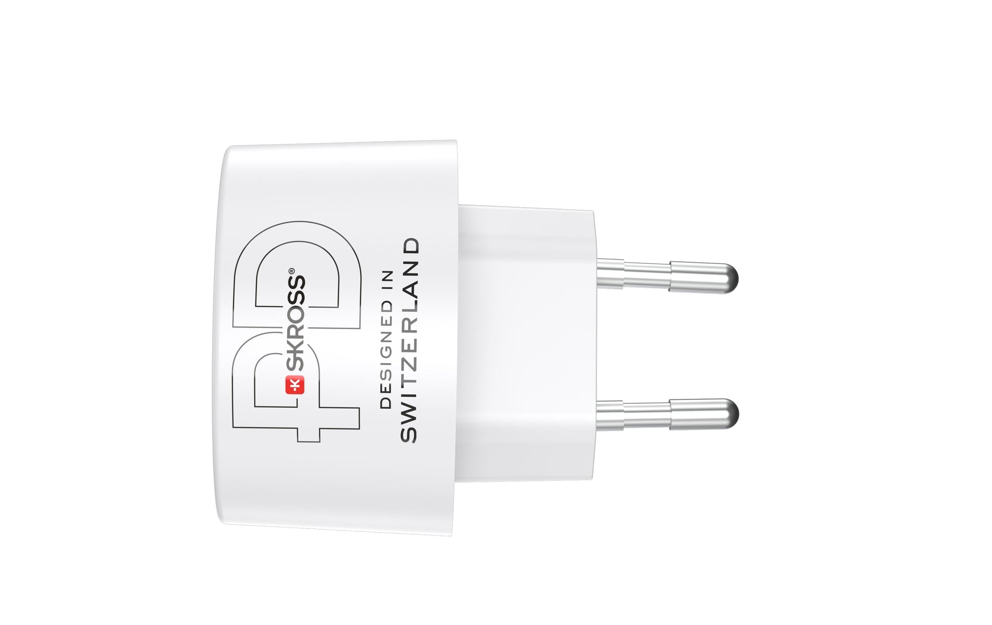 Skross AC65PD Ladegerät (EU) – 1× USB-C + 1× USB-A, PD, GaN – für Digitalkamera, E-Book-Reader, Laptop und mehr