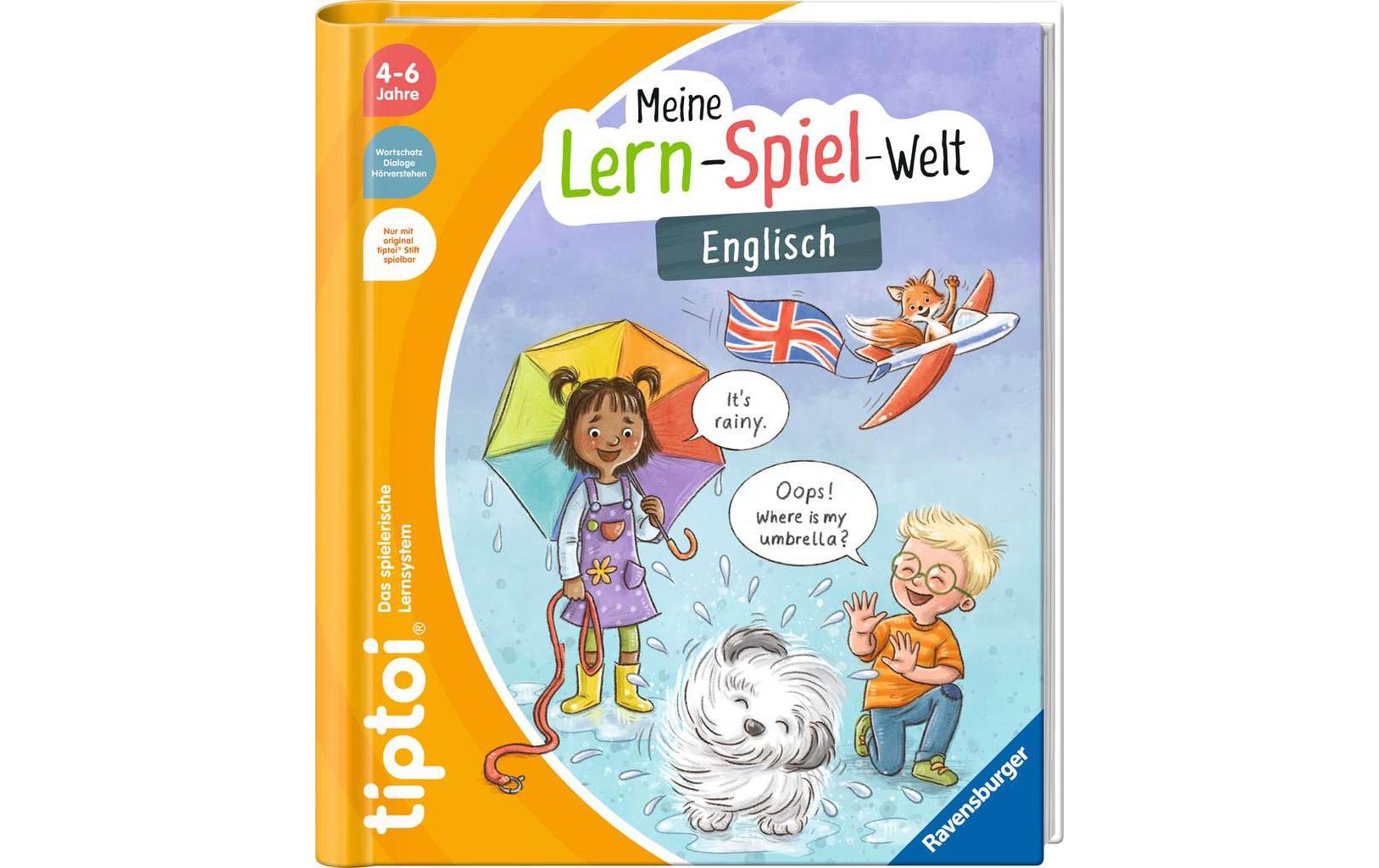 Ravensburger Lernbuch – tiptoi Meine Lern-Spiel-Welt: Englisch, 4–6 Jahre
