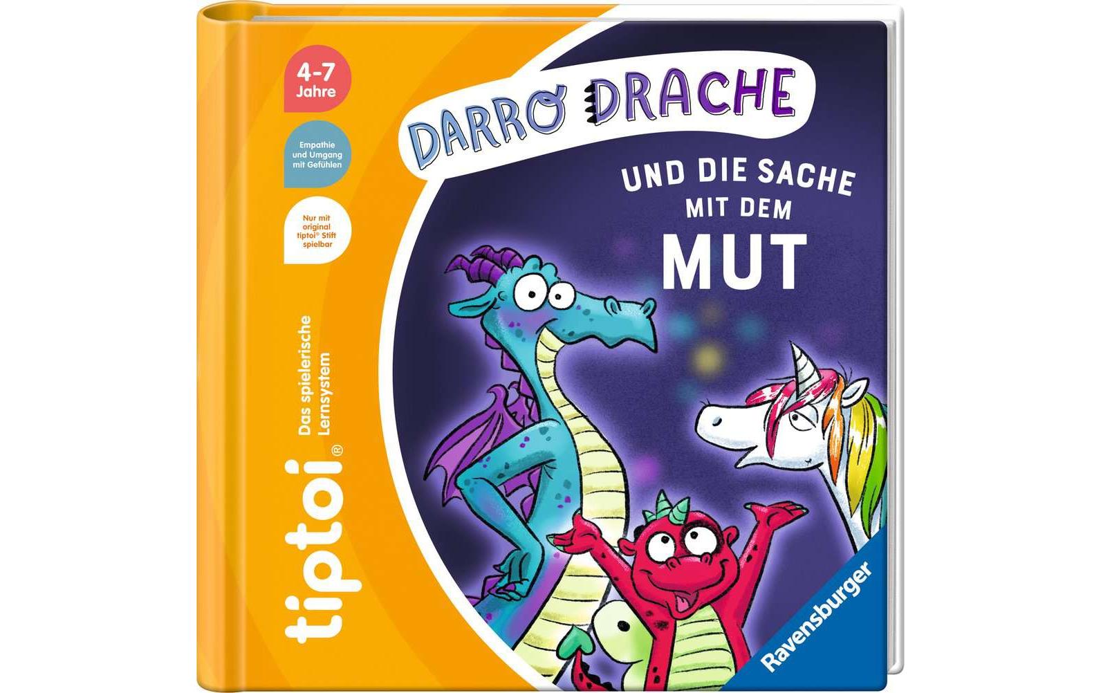 Ravensburger Lernbuch – tiptoi Drache und die Sache mit dem Mut, ab 4 Jahren, Deutsch