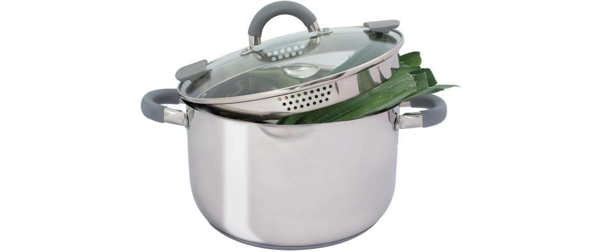 Eurotrail Kochtopf – 4,5 l, Ø 22 cm, Edelstahl, für Induktion