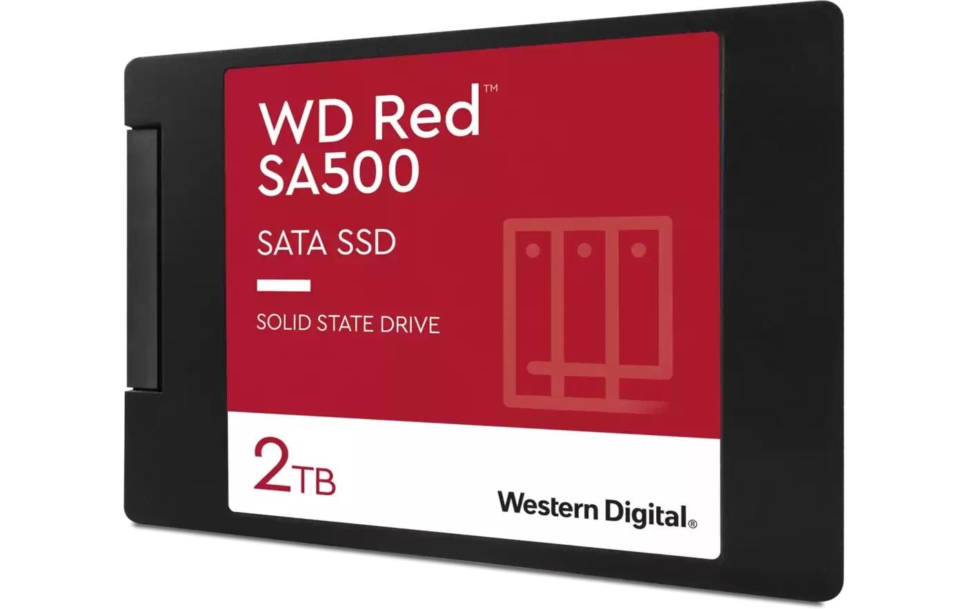 Western Digital Red SA500 2 TB (WDS200T2R0A) – 2,5" SATA SSD, für 2,5" SSD, SATA