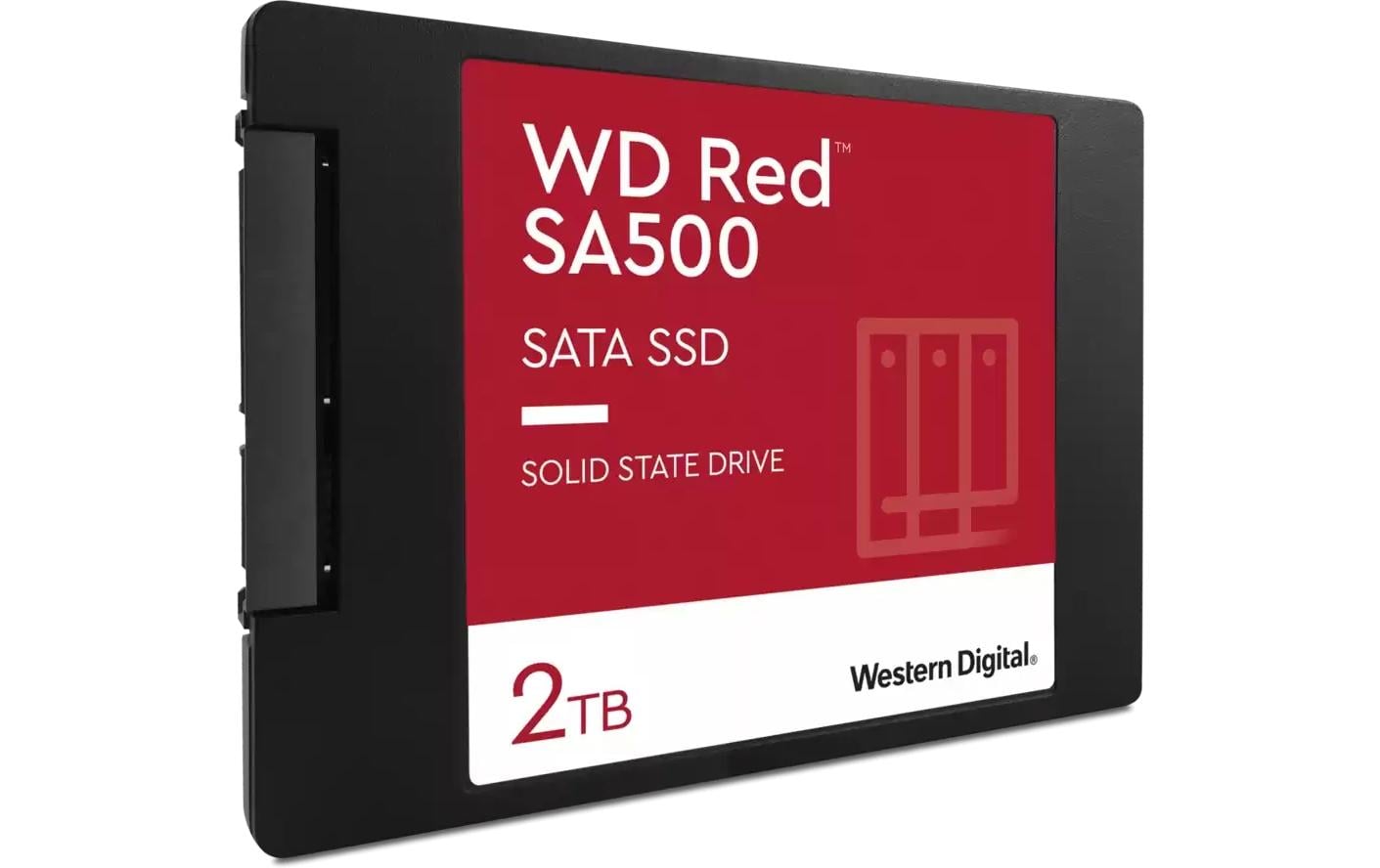 Western Digital Red SA500 2 TB (WDS200T2R0A) – 2,5" SATA SSD, für 2,5" SSD, SATA