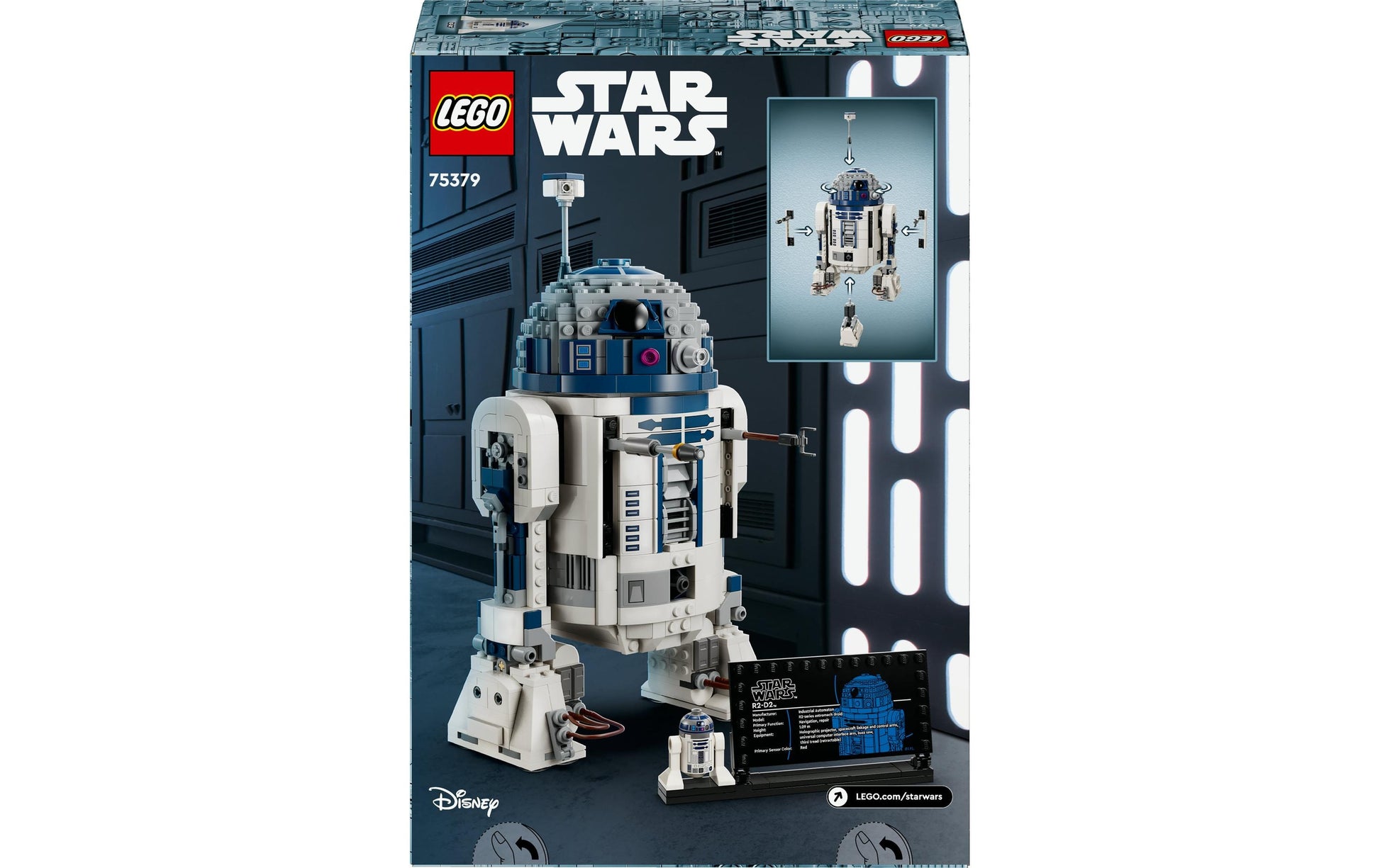 LEGO Star Wars R2-D2 3D Puzzle – 1050 Teile – 16 × 24 × 11 cm – ab 10 Jahren