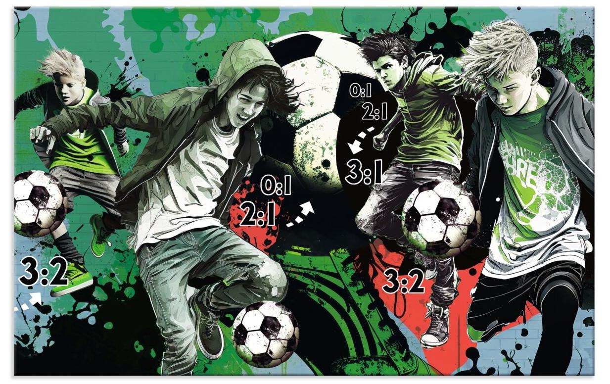HERMA Schreibunterlage – Street Soccer – 550 × 350 mm – Kunststoff, rutschfest