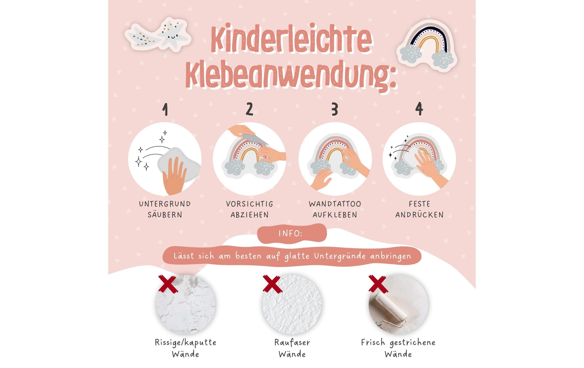 Papierdrachen Wandtattoo-Set – 22 × 30 cm, 8 Blätter – Papier, Mehrfarbig