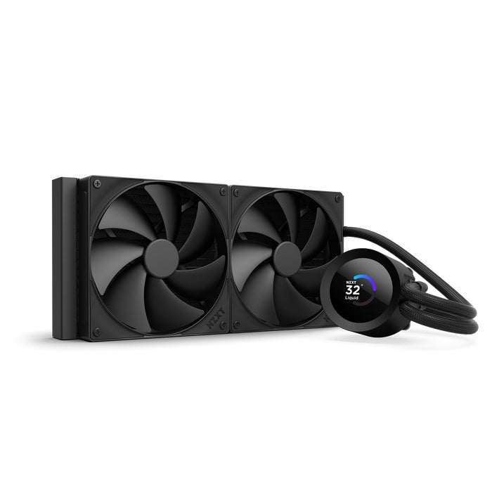 NZXT Kraken Plus 280 – All-in-One-Flüssigkeitskühler – 2×140 mm Lüfter, für LGA 1700, AM4, AM5 und andere, Schwarz