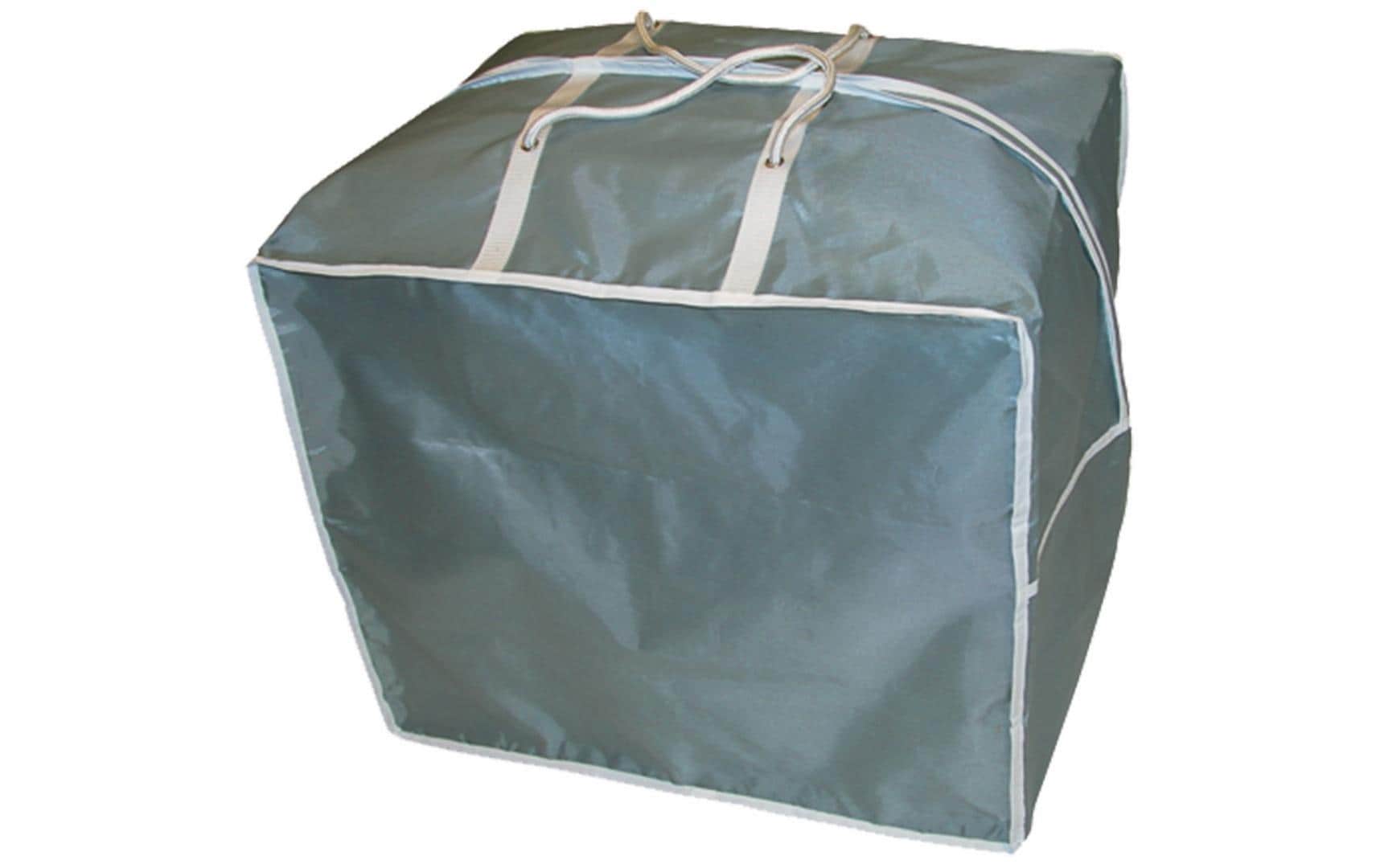 Eurotrail ETGF0091 Aufbewahrungsbox – Polyester – Grau – Für Kissen – Mit Griff – 600 × 500 × 500 mm