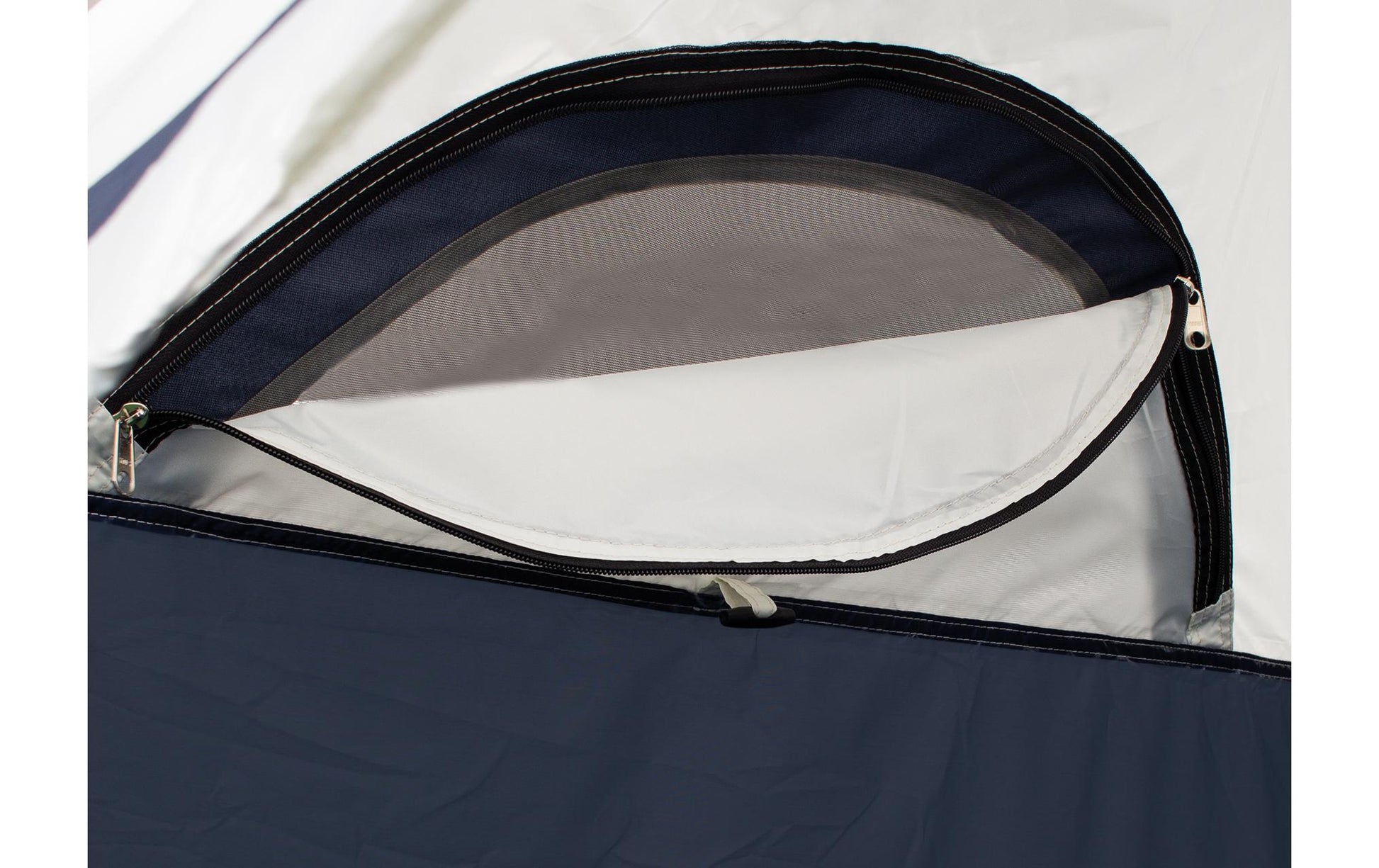 Eurotrail Blue Creek Toilettenzelt – Gestänge, Fenster – 130 × 210 × 130 cm – Blau – Polyester