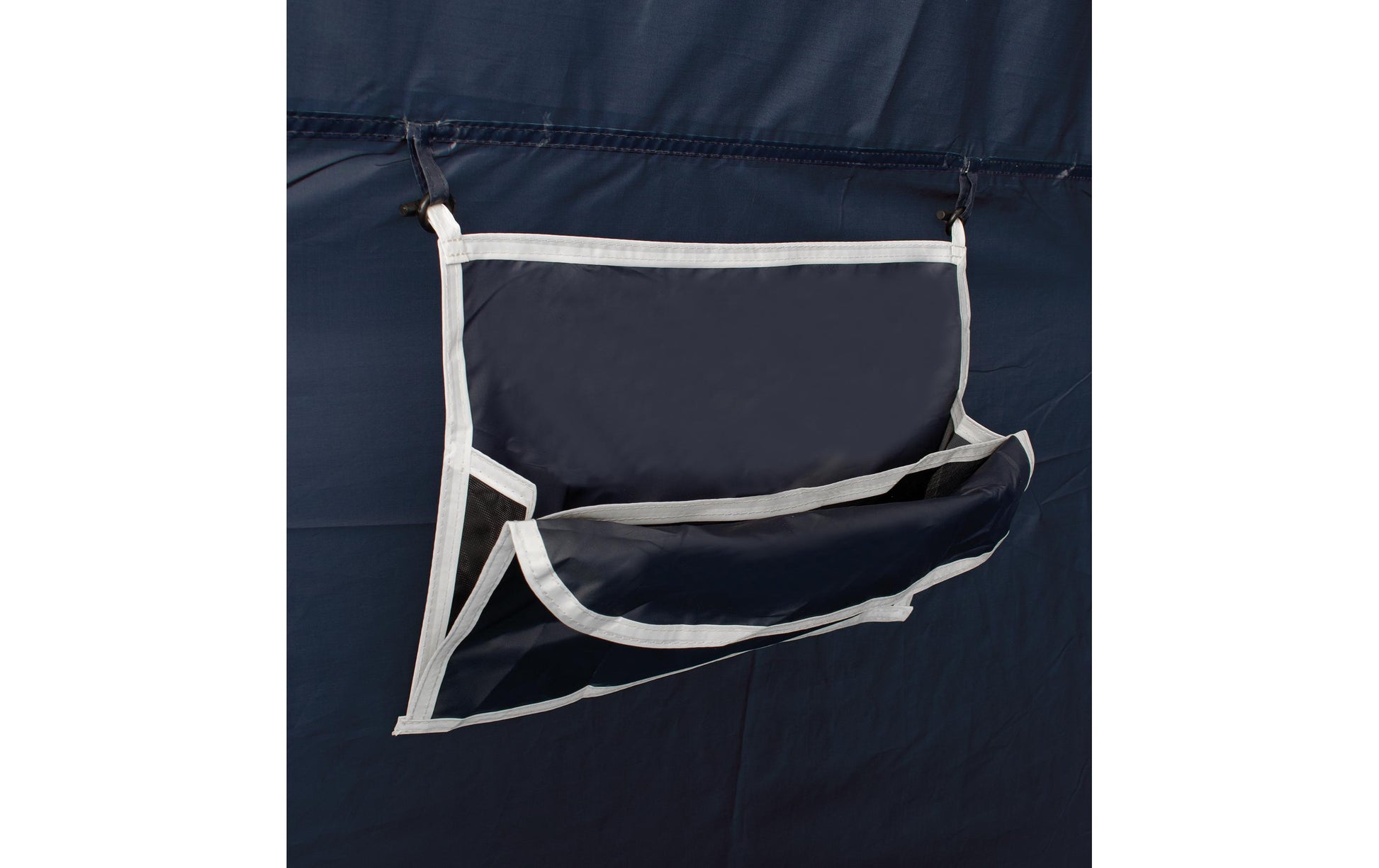 Eurotrail Blue Creek Toilettenzelt – Gestänge, Fenster – 130 × 210 × 130 cm – Blau – Polyester