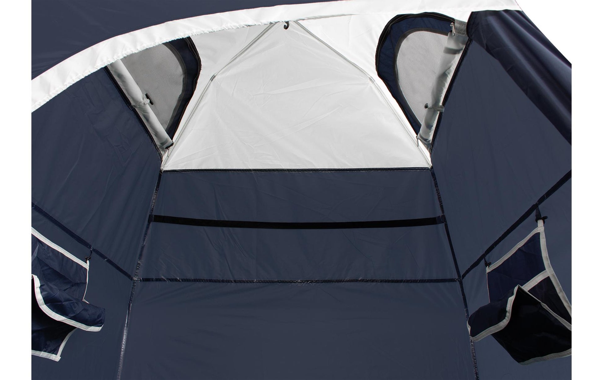 Eurotrail Blue Creek Toilettenzelt – Gestänge, Fenster – 130 × 210 × 130 cm – Blau – Polyester