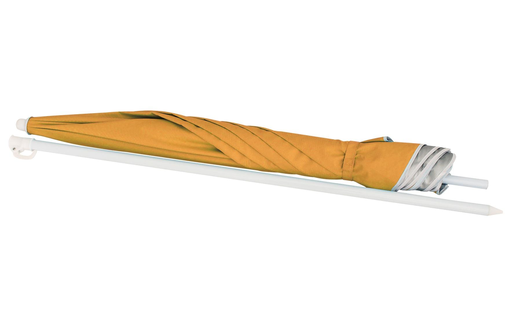 Eurotrail Strandschirm ETCF0933 – Ø 180 cm – Orange – UPF 50+